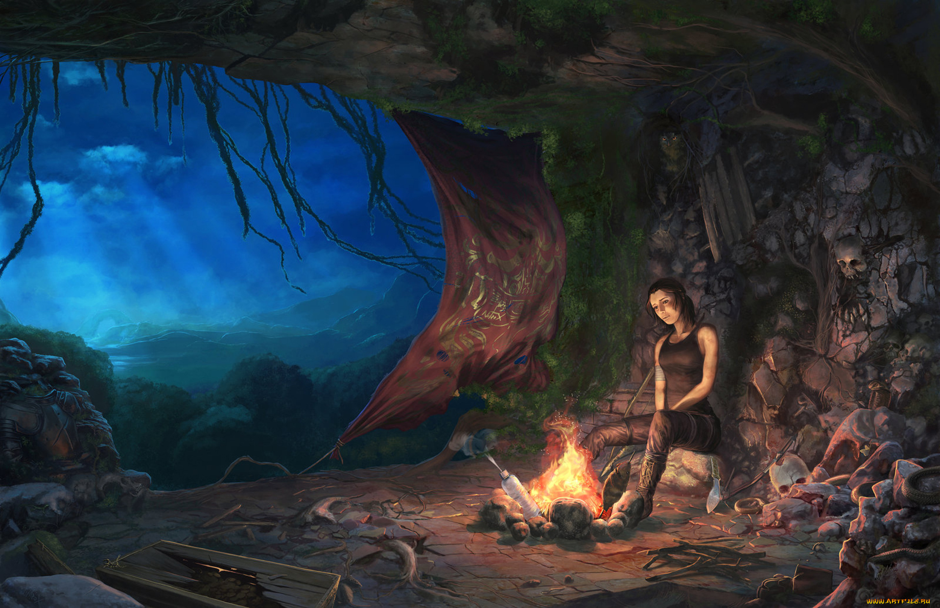 tomb, raider, 2013, видео, игры, лара, крофт