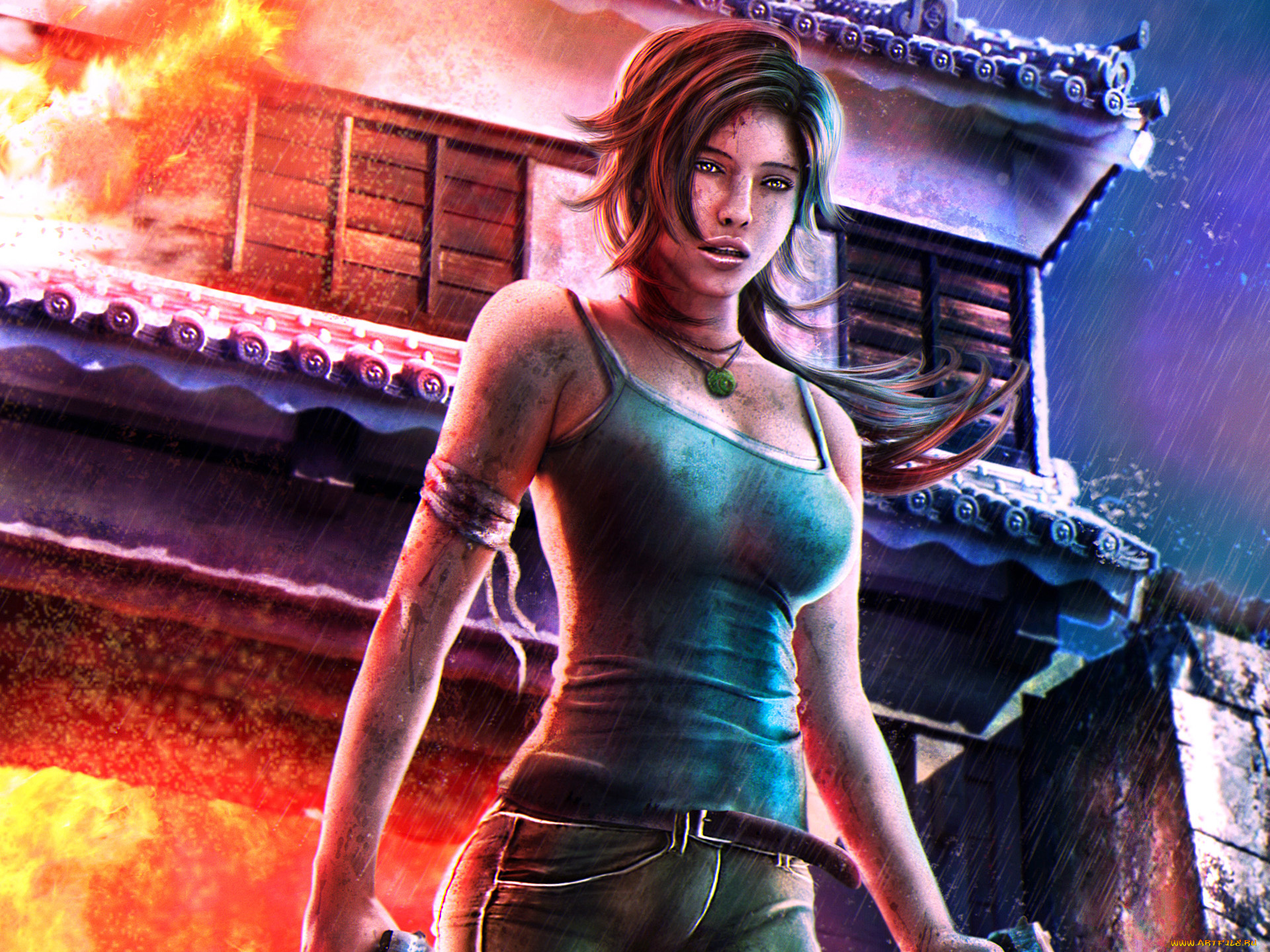 tomb, raider, 2013, видео, игры, лара, крофт