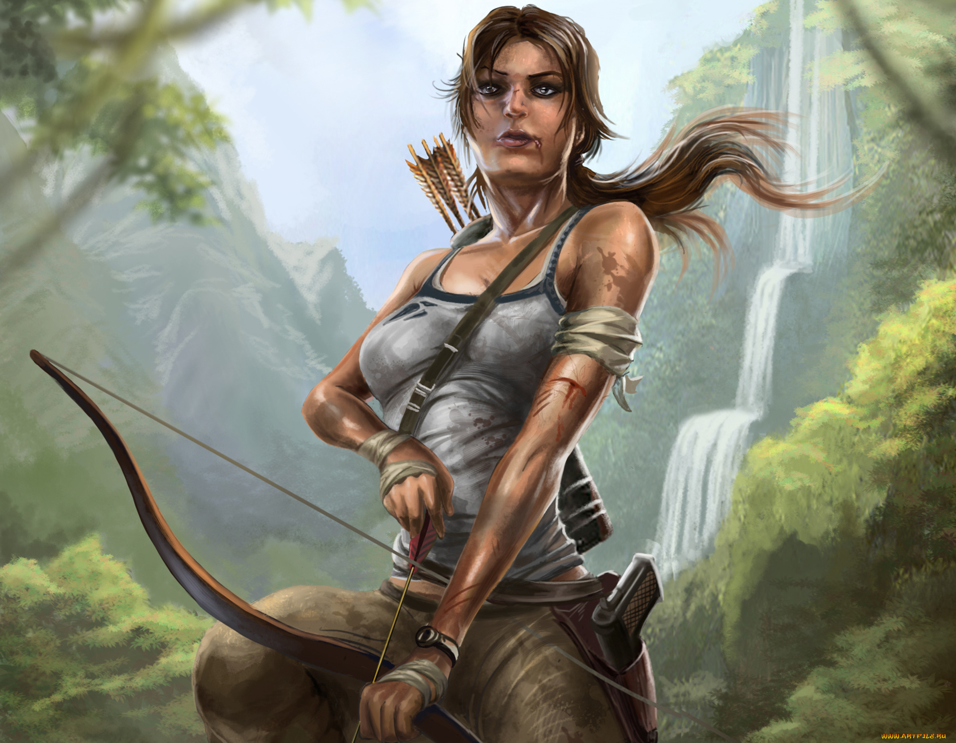 tomb, raider, 2013, видео, игры, лара, крофт