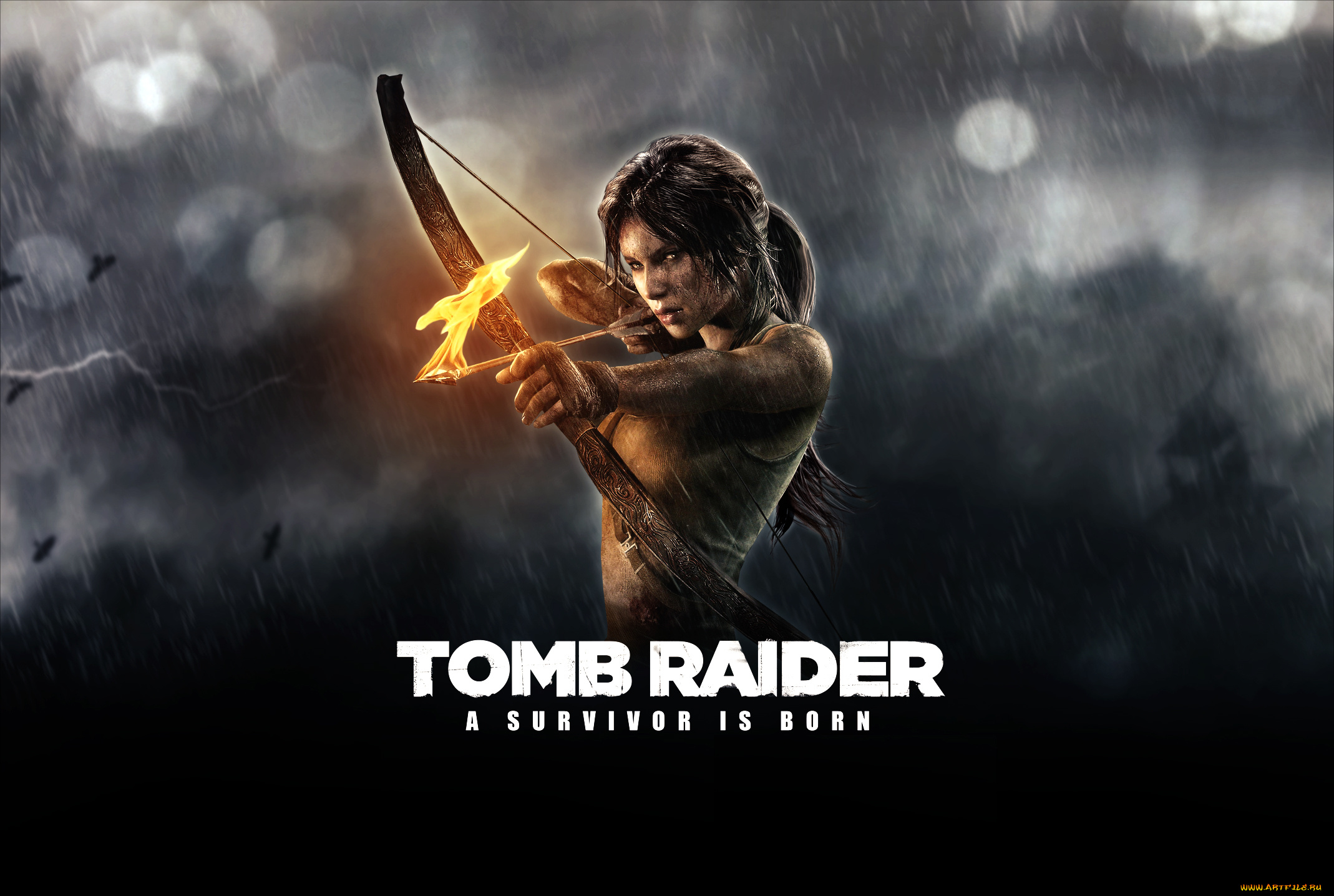 tomb, raider, 2013, видео, игры, лара, крофт