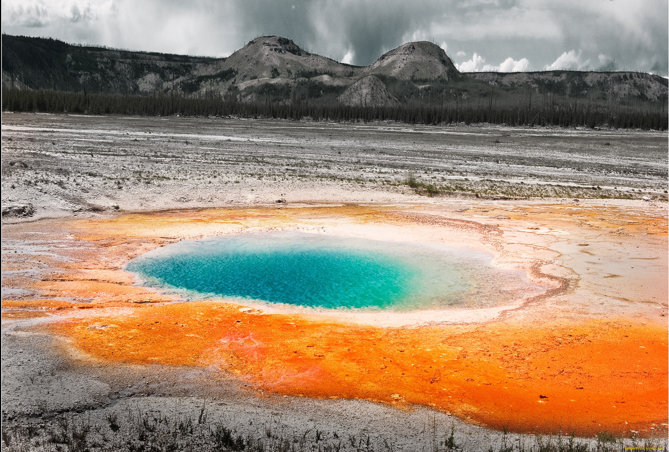 yellowstone, national, park, природа, реки, озера, озеро, лес, холмы