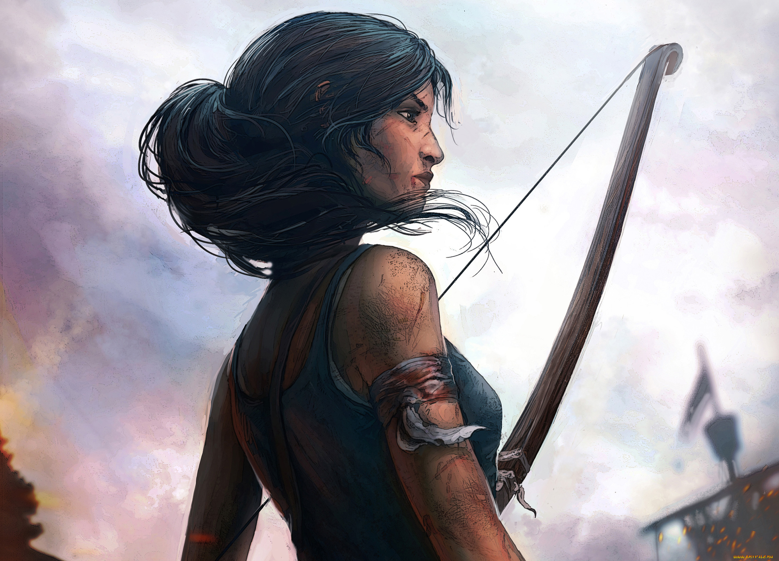 tomb, raider, 2013, видео, игры, лара, крофт