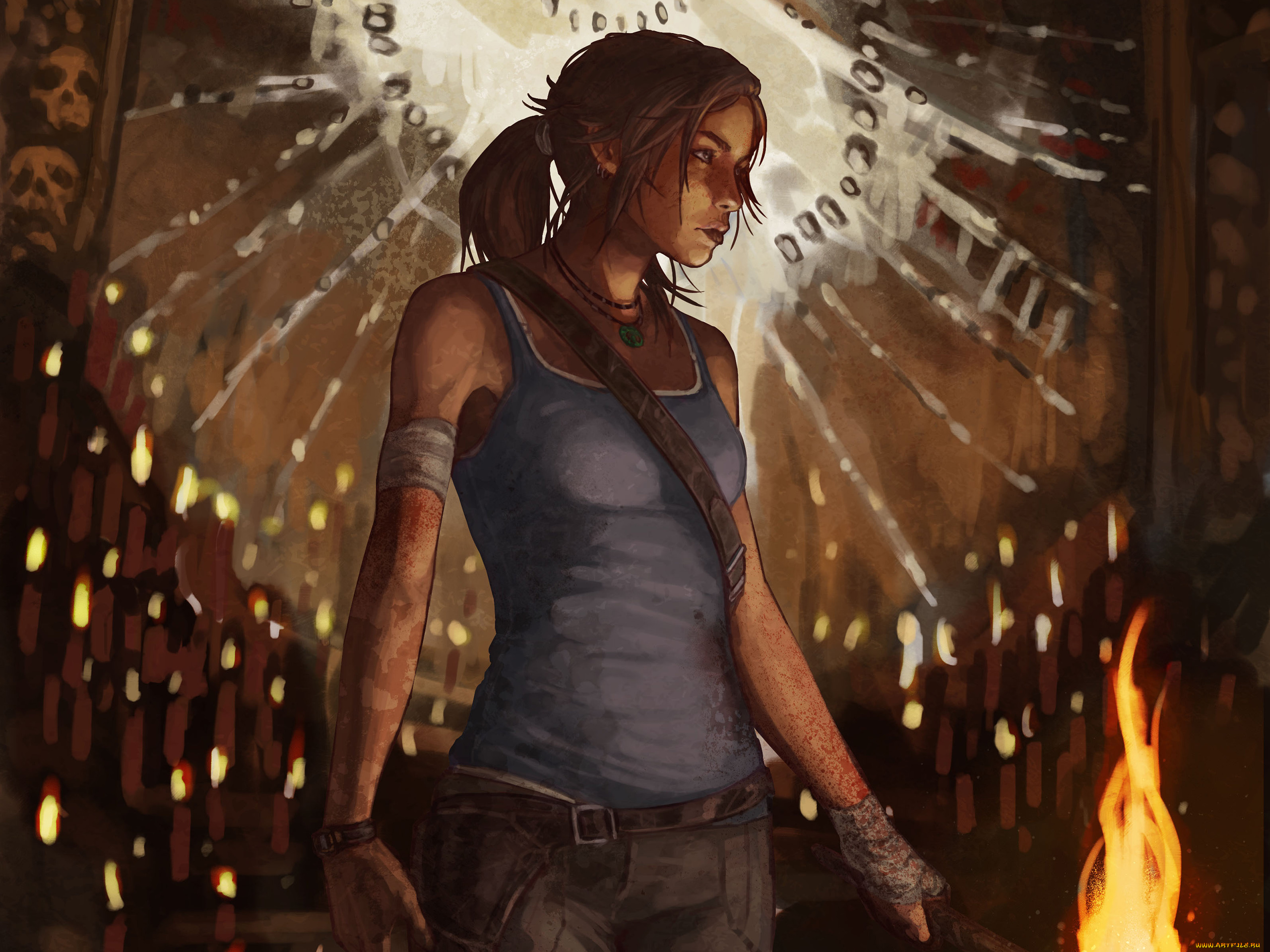 tomb, raider, 2013, видео, игры, лара, крофт