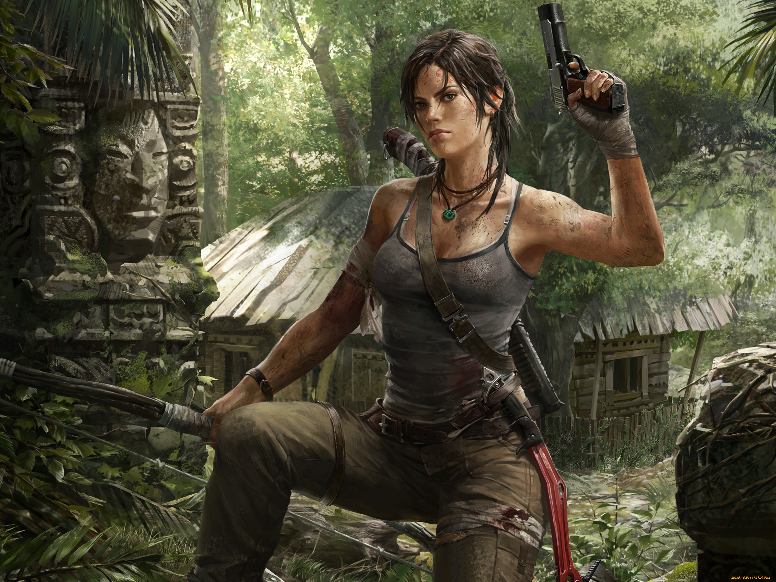 tomb, raider, 2013, видео, игры, лара, крофт