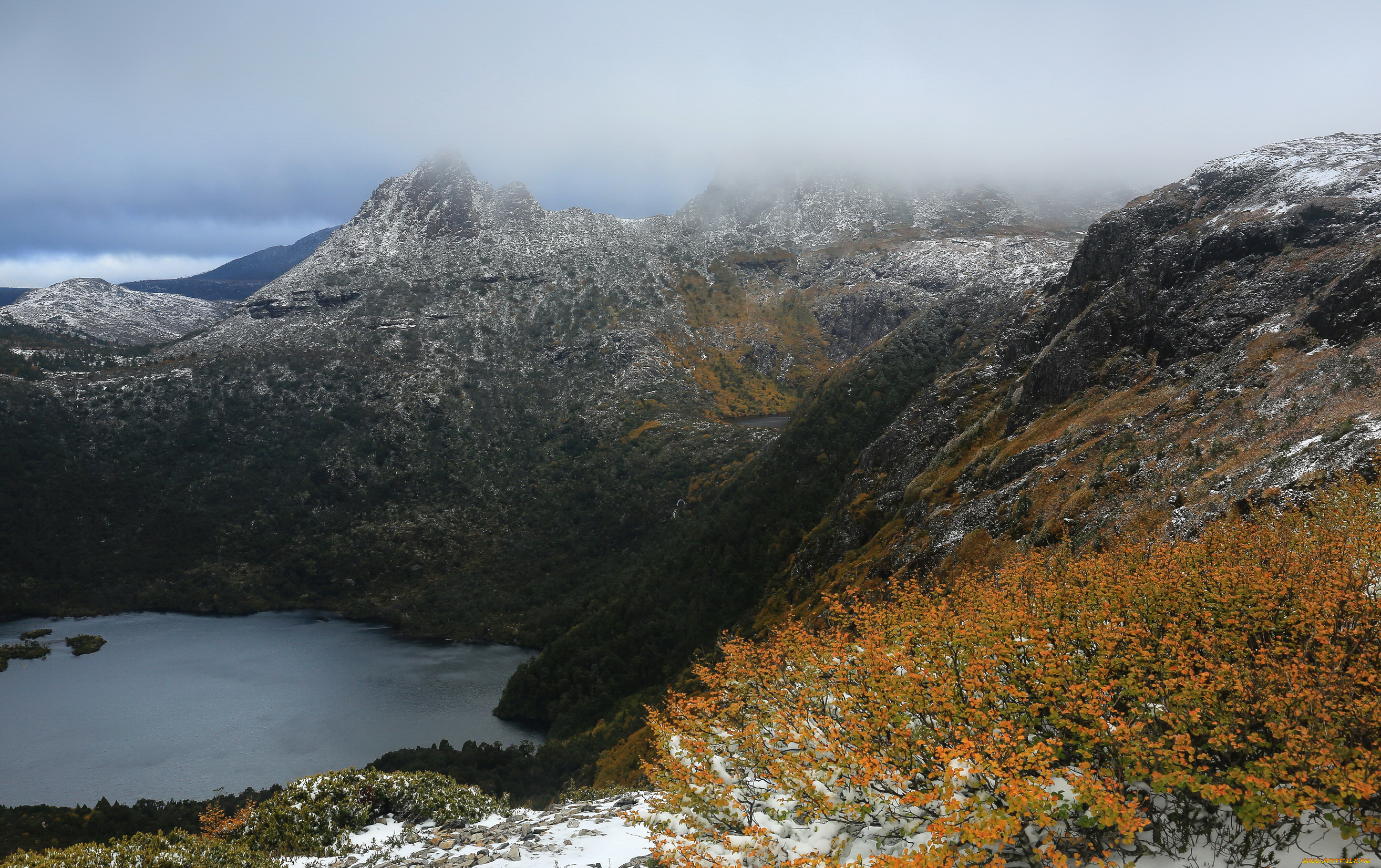 tasmania, australia, природа, реки, озера, горы, озеро