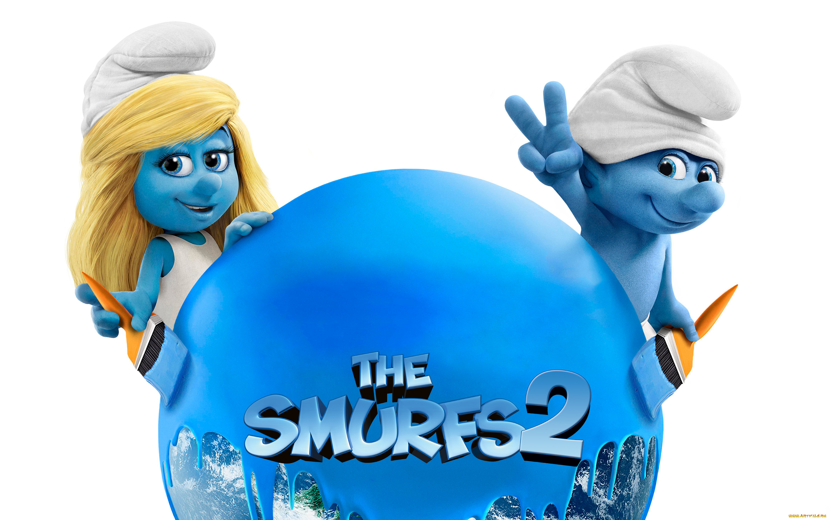 the, smurfs, мультфильмы, смурфики, 2