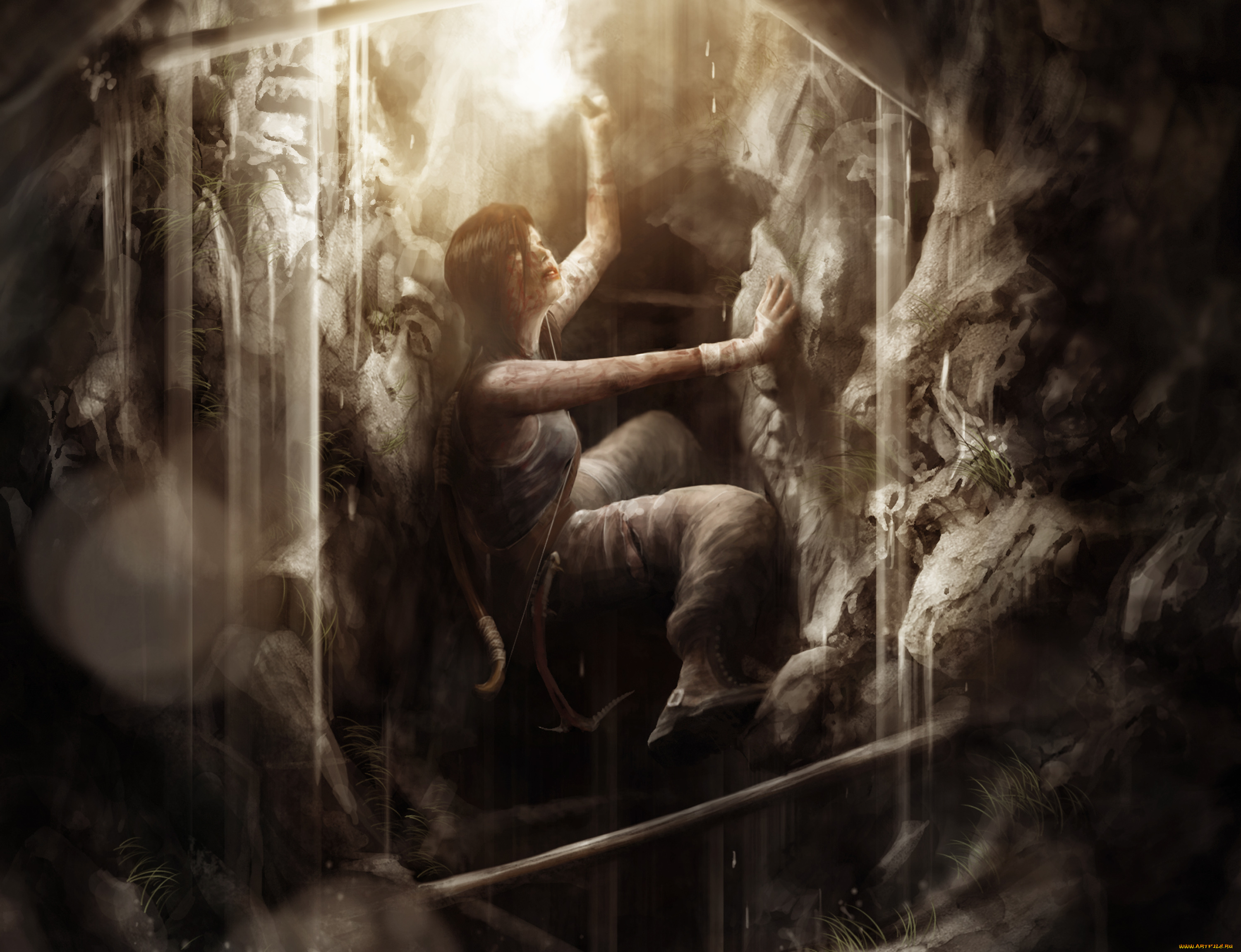 tomb, raider, 2013, видео, игры, лара, крофт