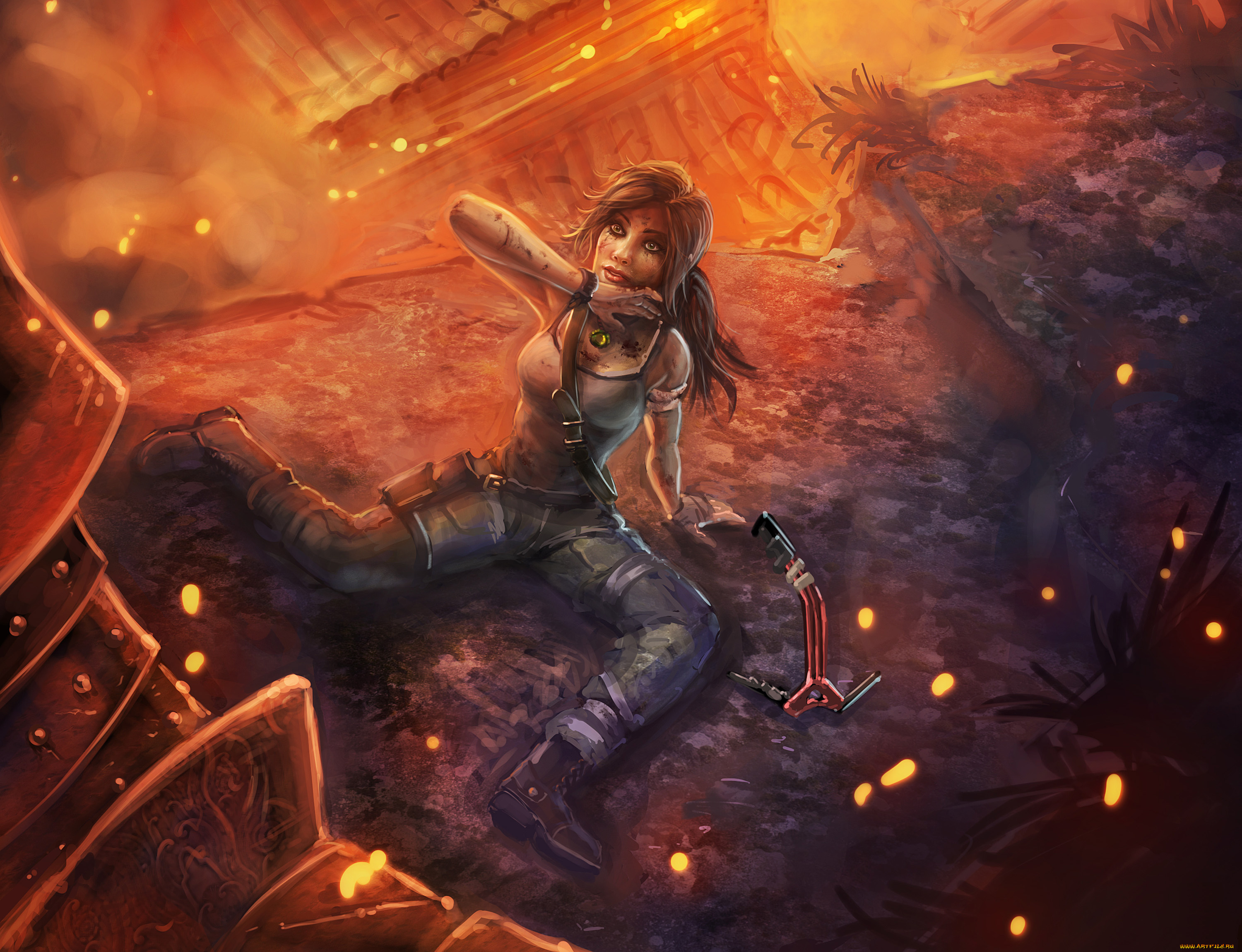 tomb, raider, 2013, видео, игры, лара, крофт