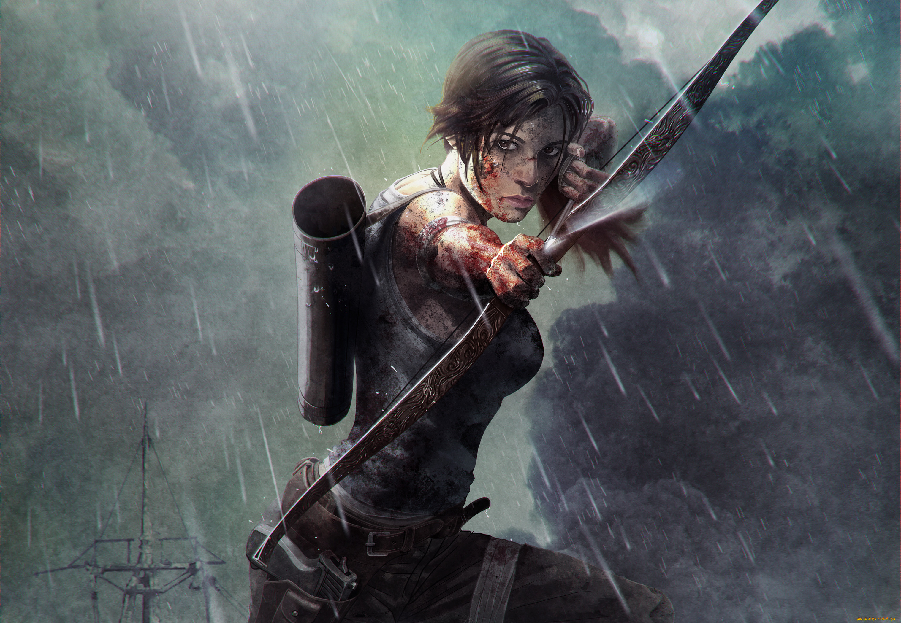 tomb, raider, 2013, видео, игры, лара, крофт