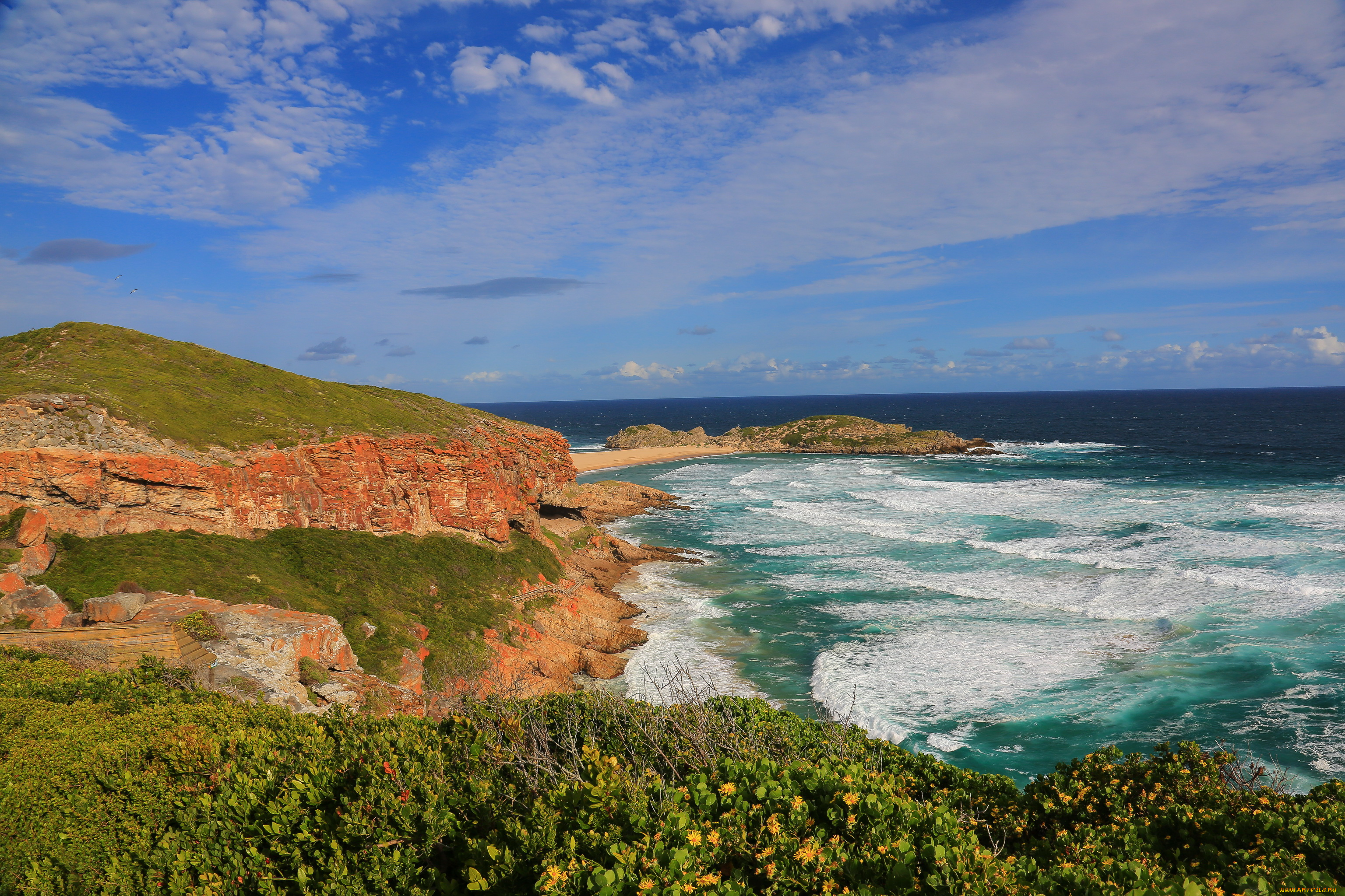 plettenberg, bay, south, africa, природа, побережье, море