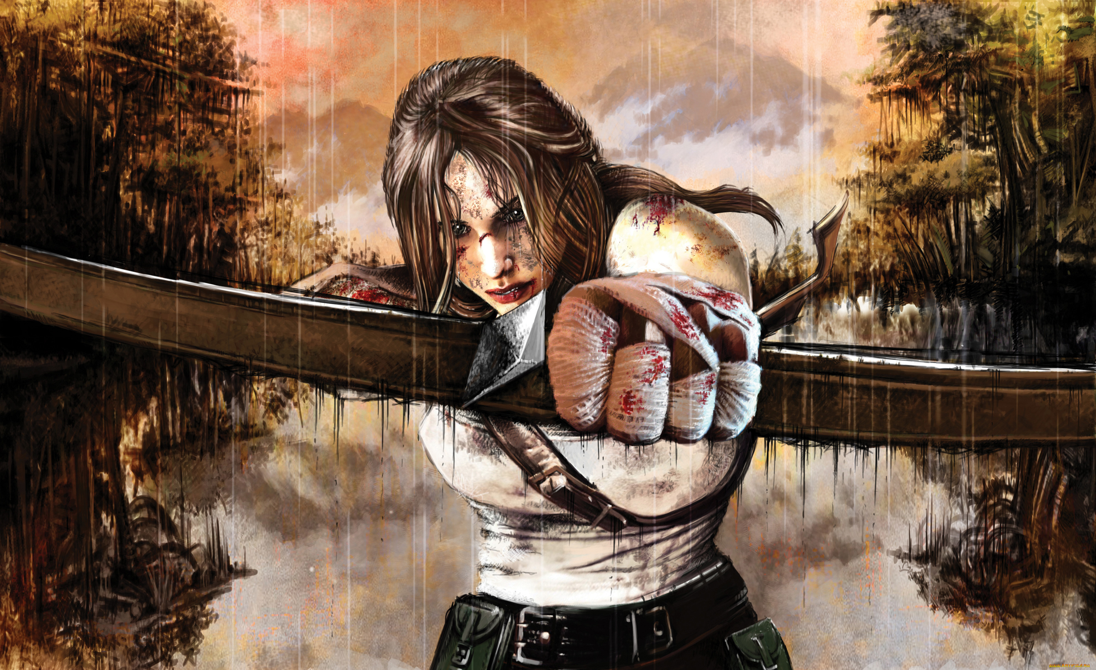 tomb, raider, 2013, видео, игры, лара, крофт