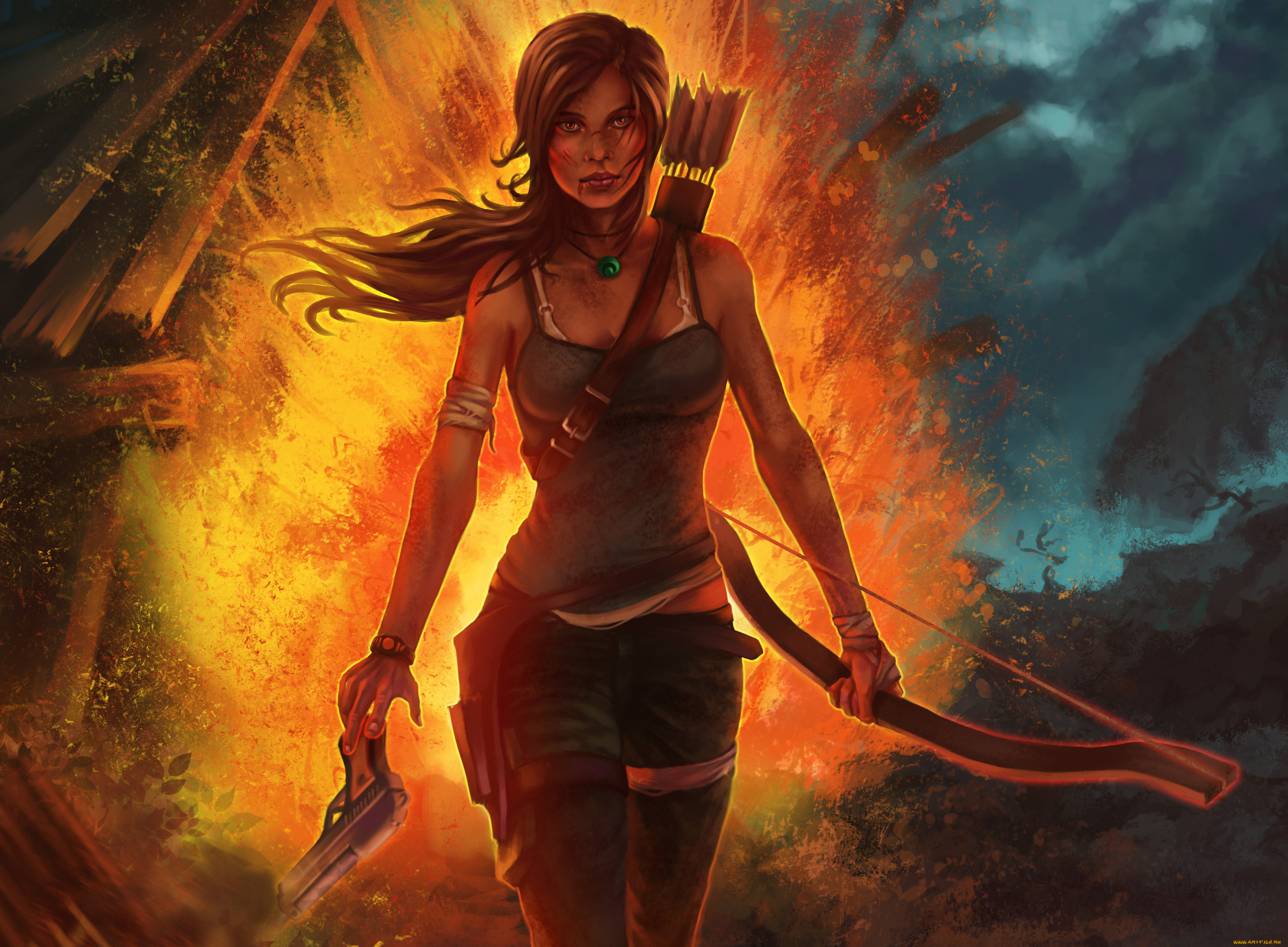 tomb, raider, 2013, видео, игры, лара, крофт