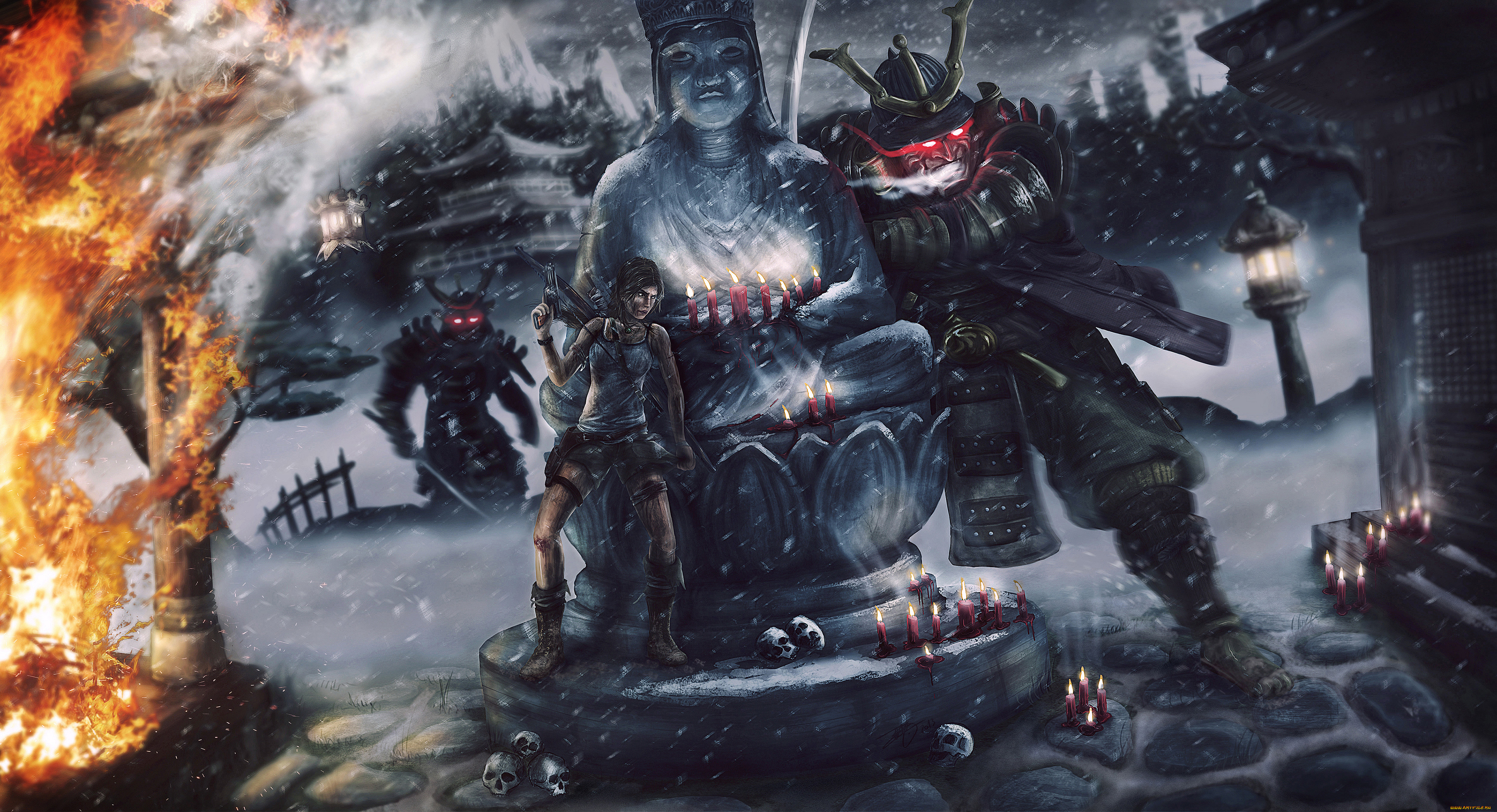 tomb, raider, 2013, видео, игры, лара, крофт