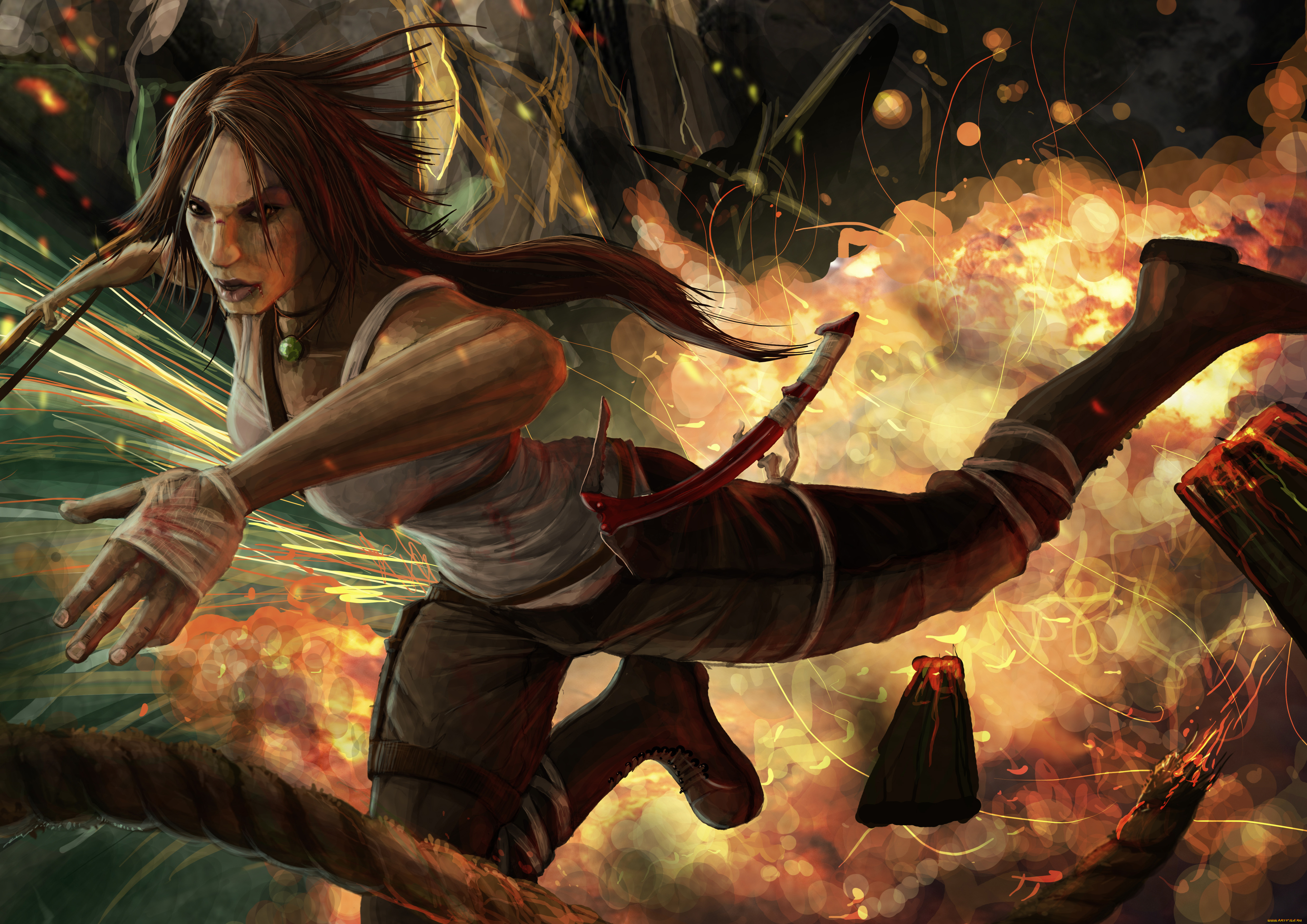 tomb, raider, 2013, видео, игры, лара, крофт