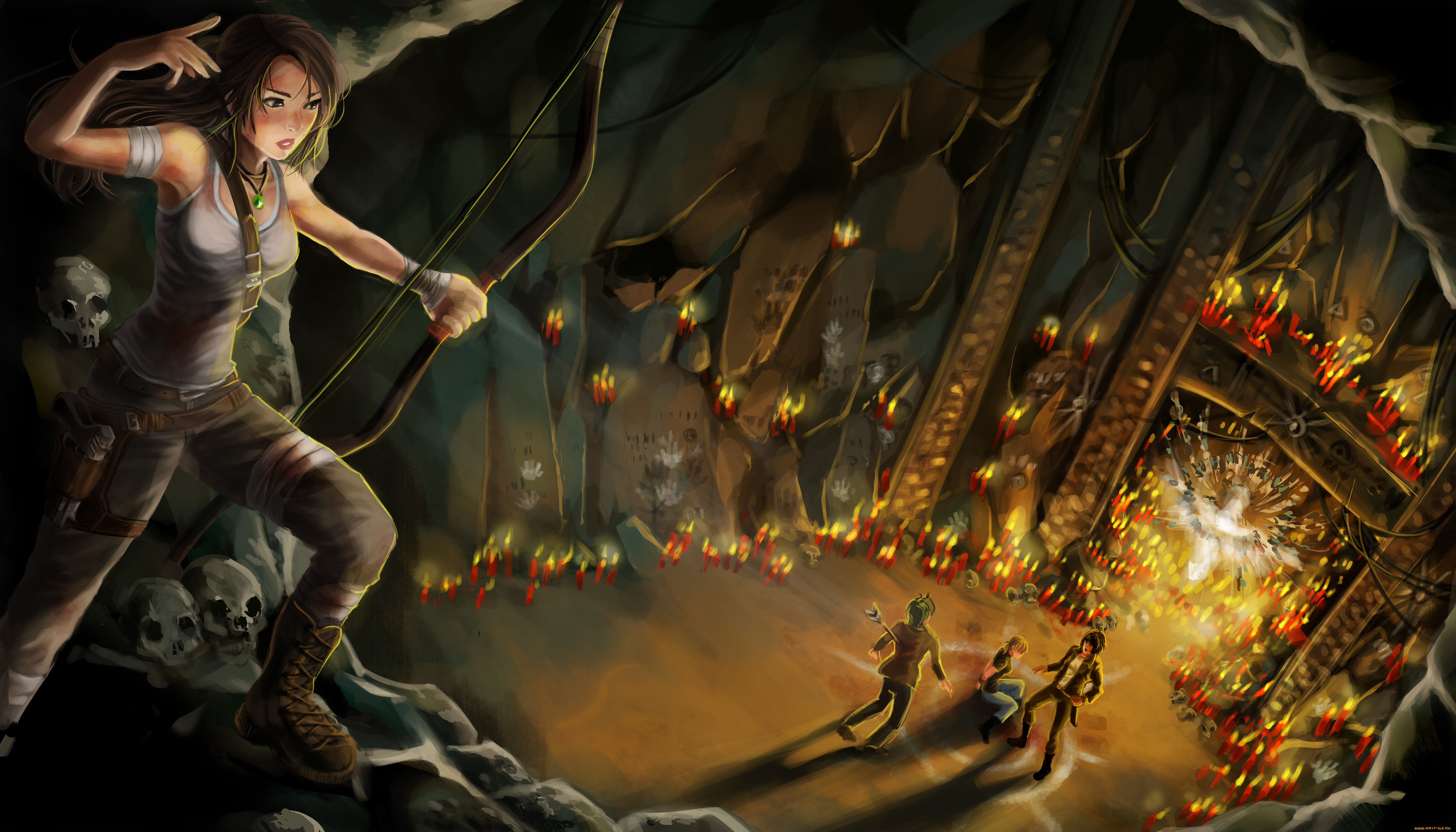 tomb, raider, 2013, видео, игры, лара, крофт