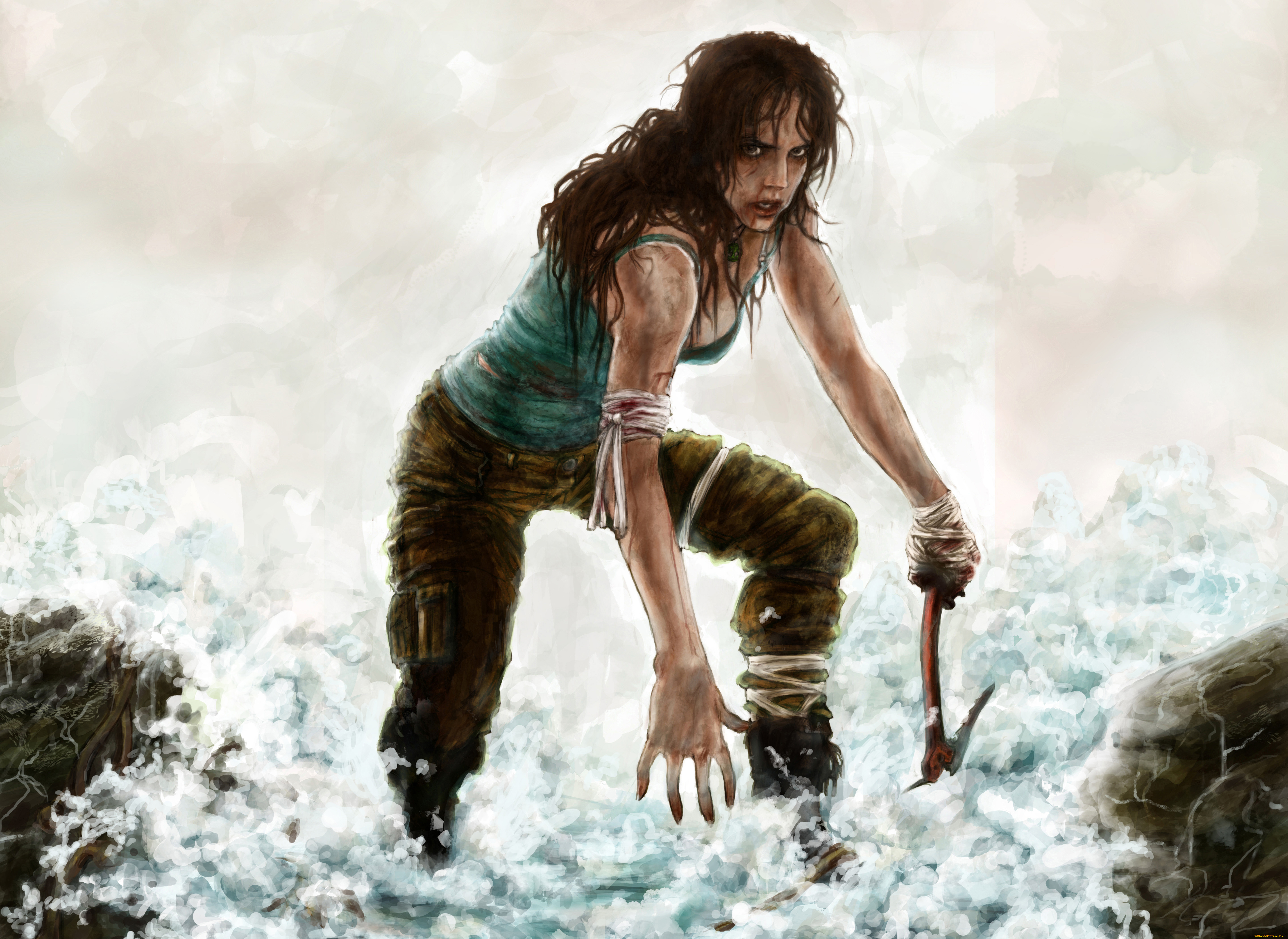 tomb, raider, 2013, видео, игры, лара, крофт