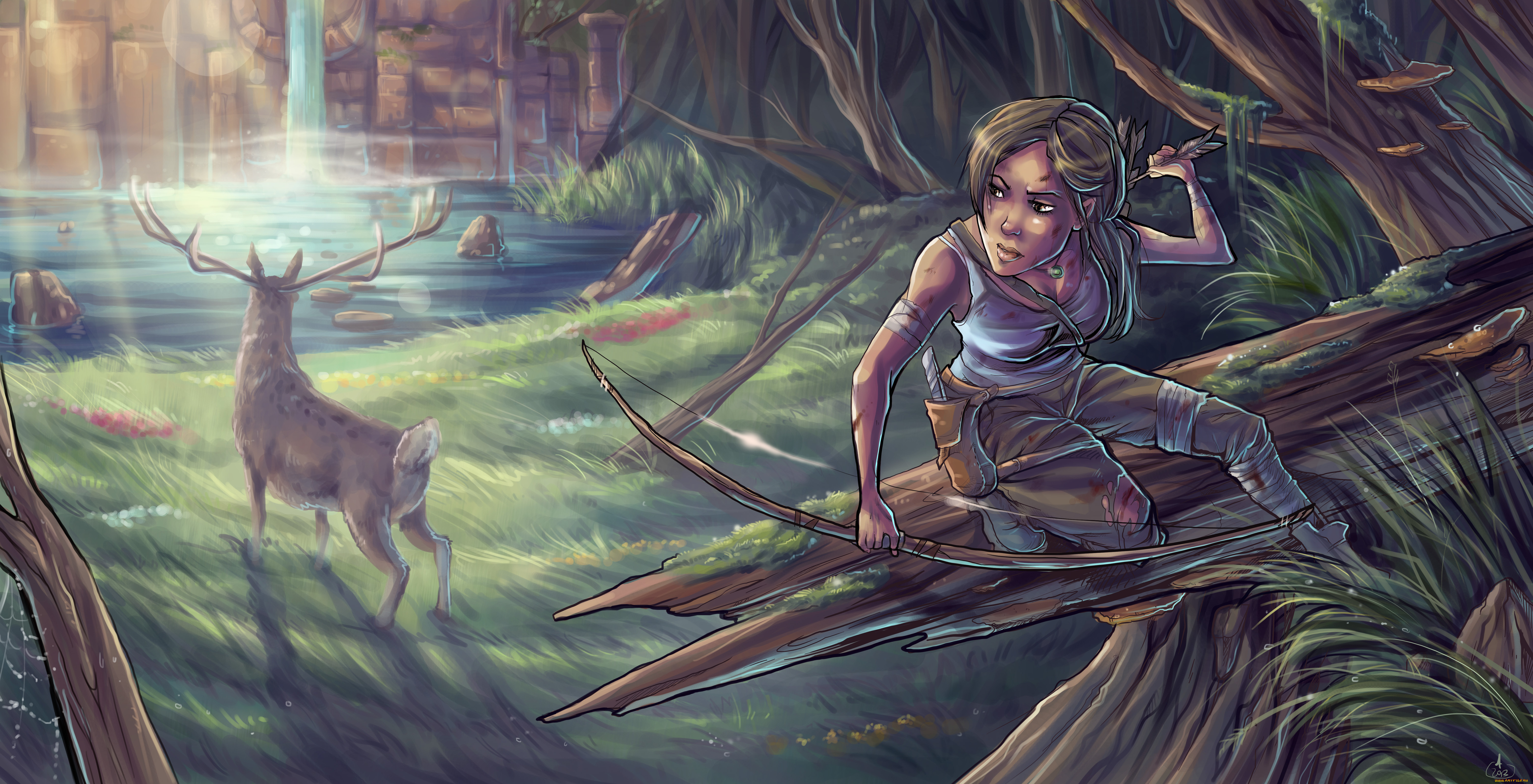 tomb, raider, 2013, видео, игры, лара, крофт