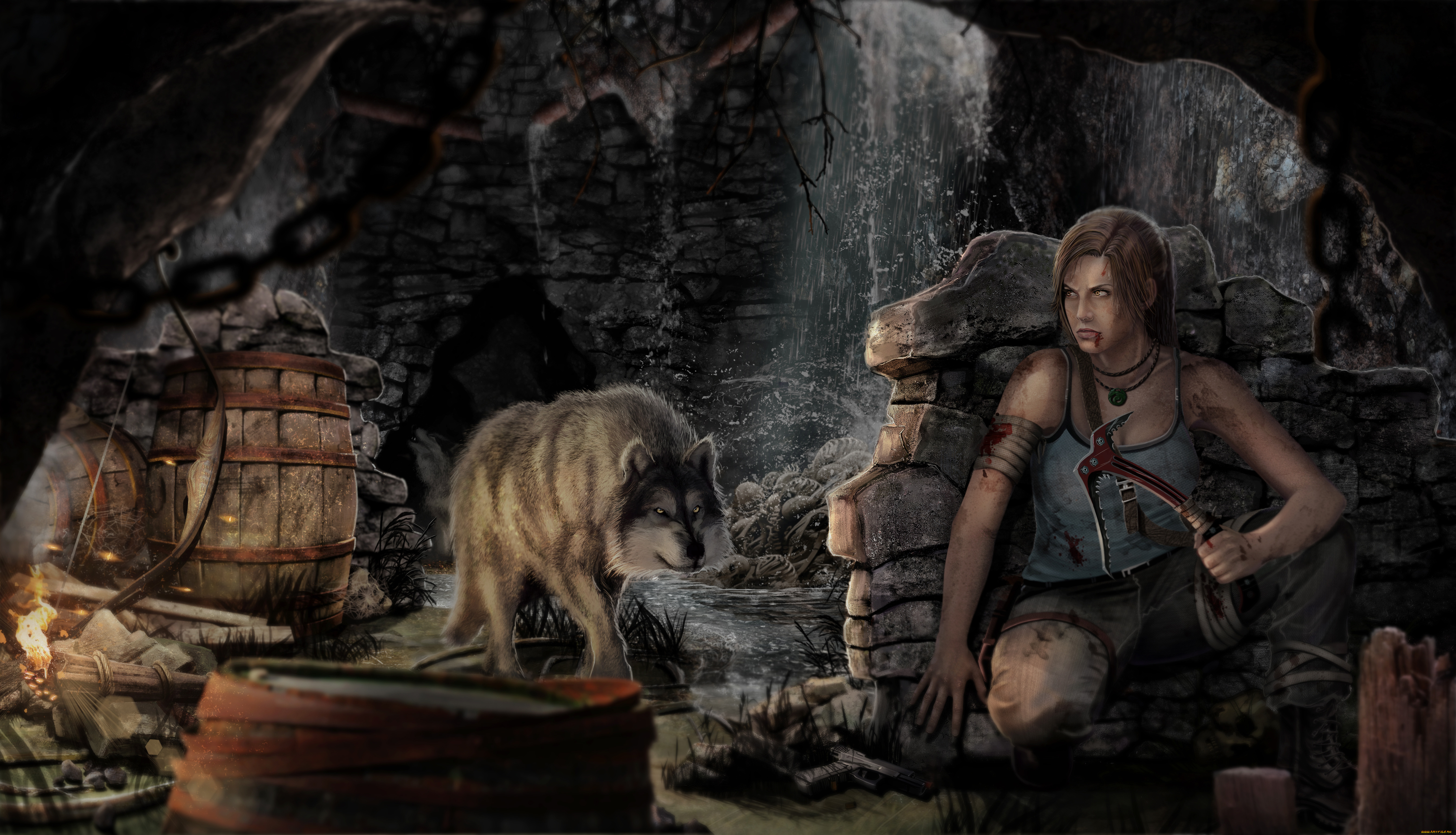 tomb, raider, 2013, видео, игры, лара, крофт