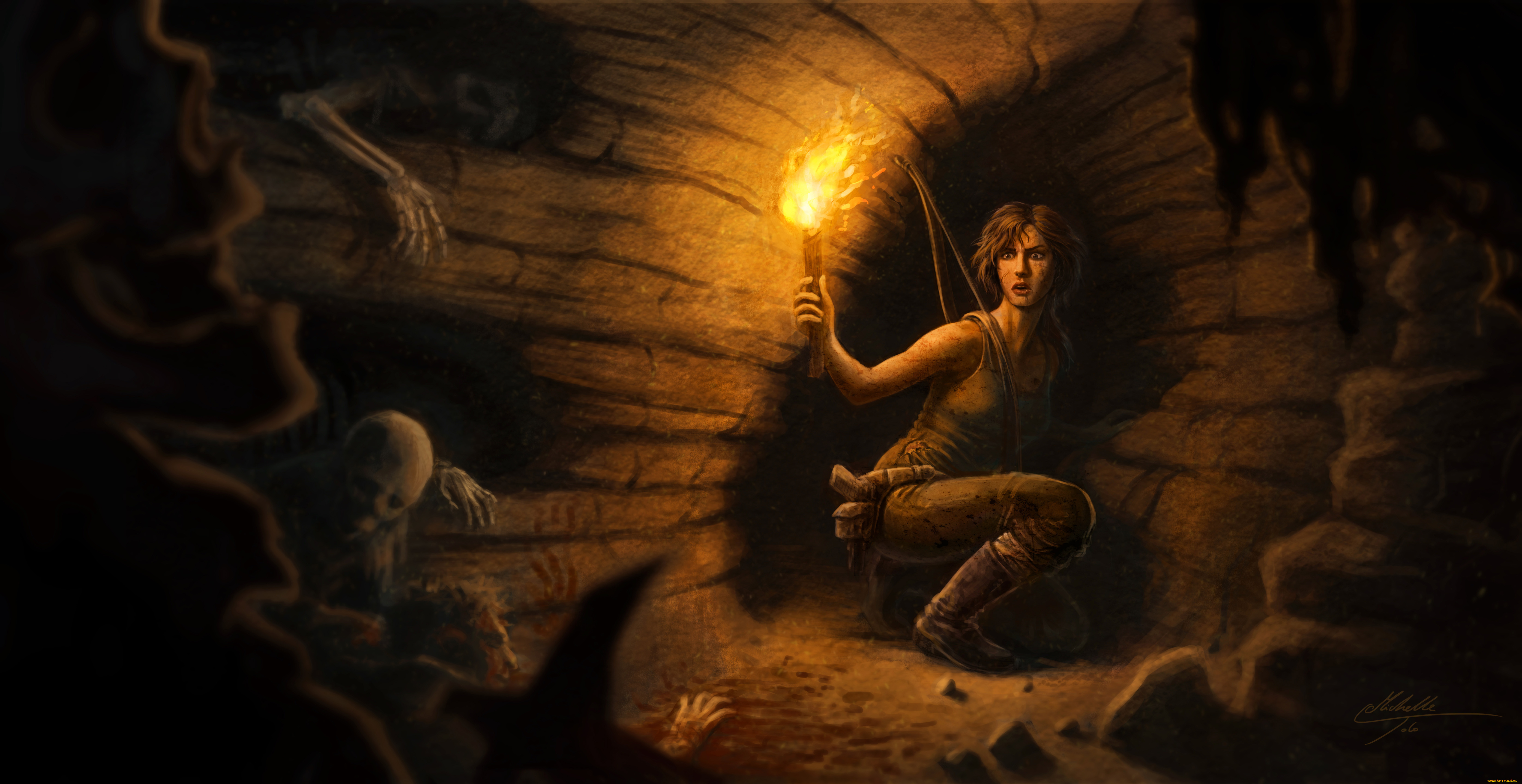 tomb, raider, 2013, видео, игры, лара, крофт