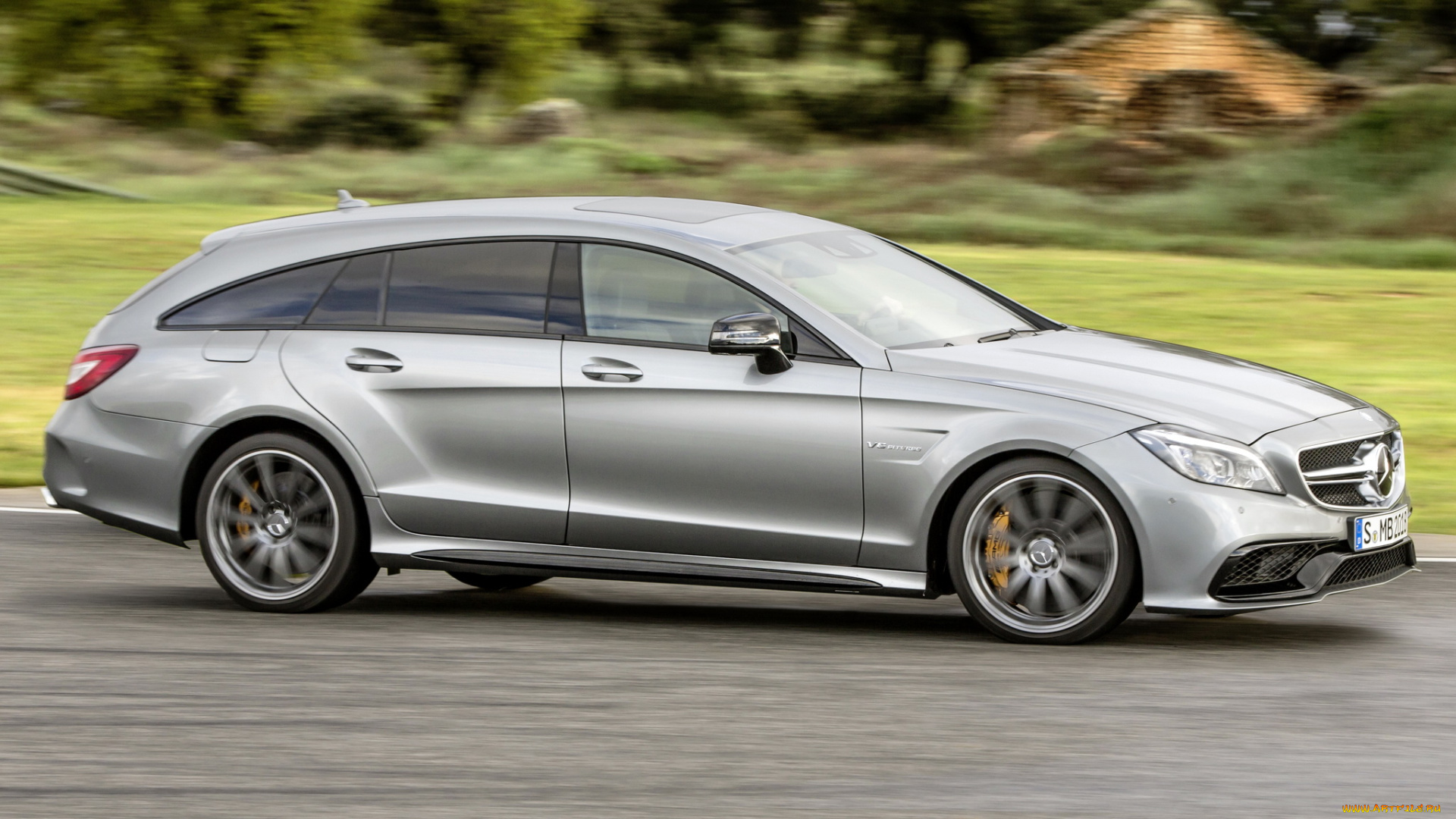 автомобили, mercedes-benz, светлый, brake, shooting, 2014г, 400, x218, package, sports, amg, cls
