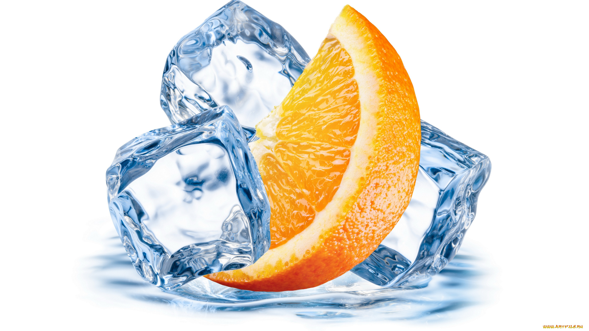 еда, цитрусы, цитрус, лед, апельсин