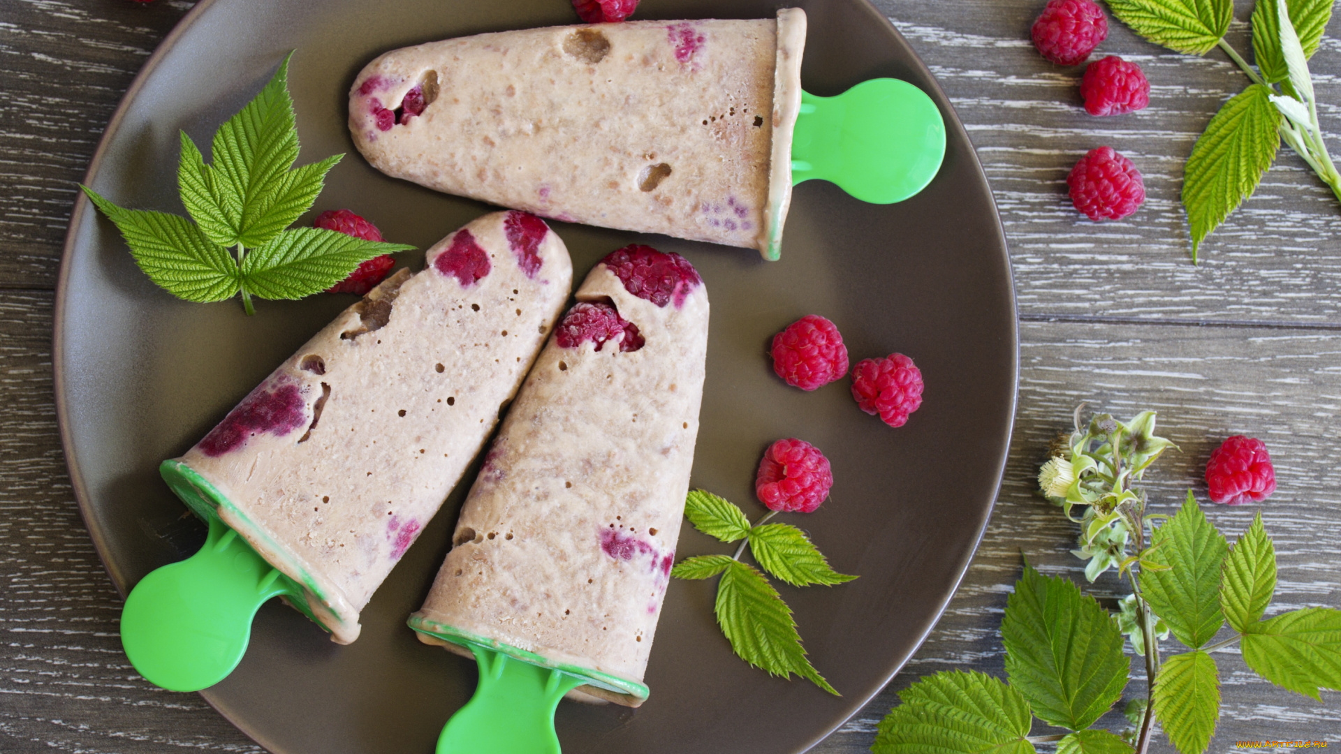 еда, мороженое, , десерты, малина