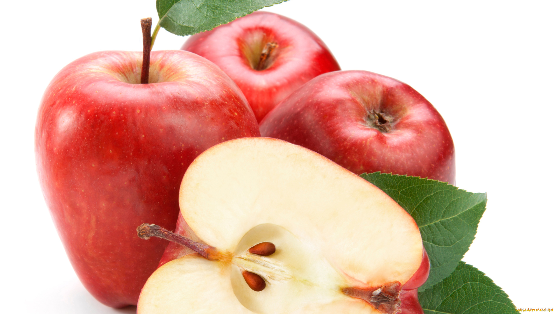 еда, Яблоки, красный
