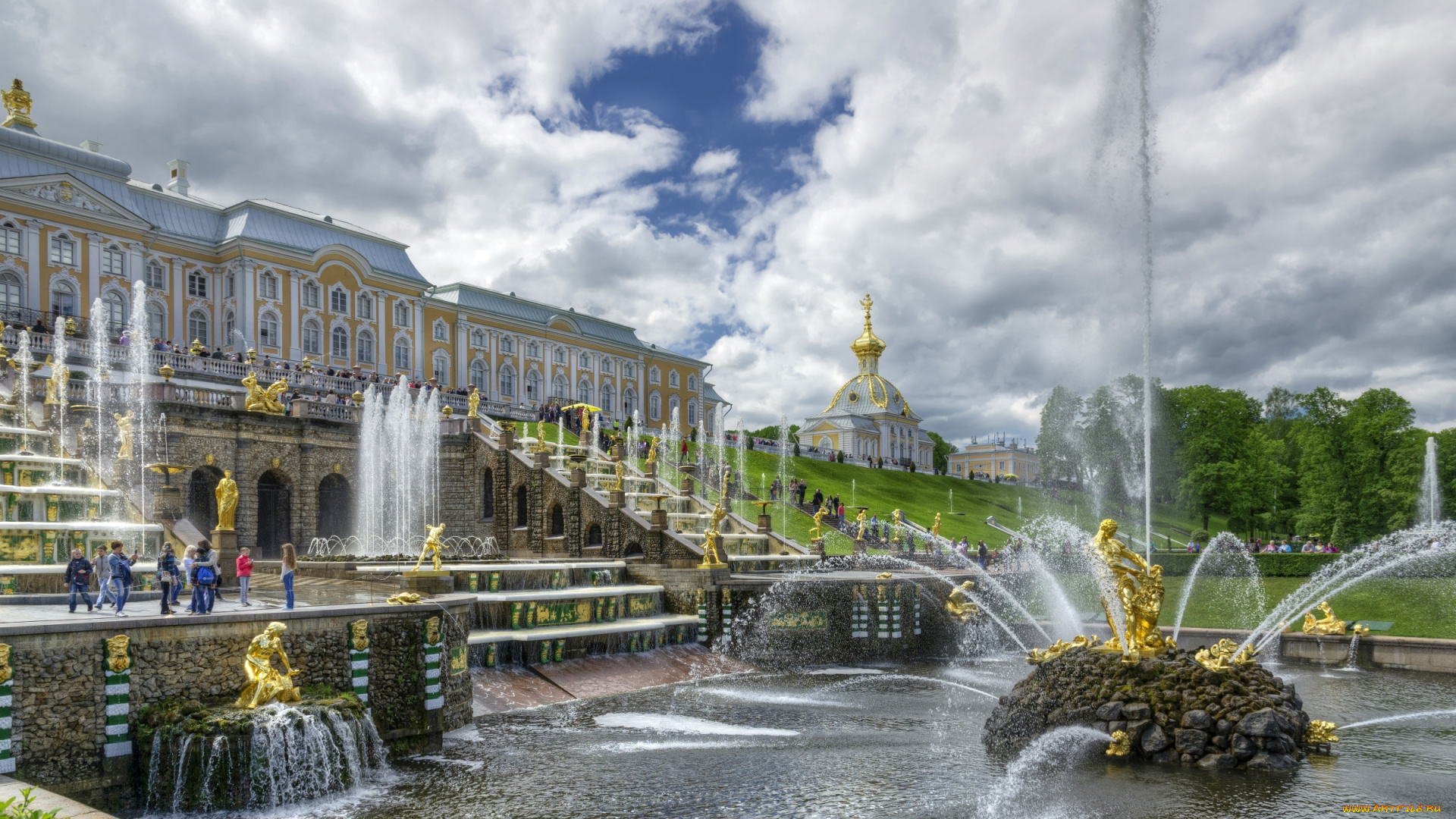 города, санкт-петербург, , петергоф, , россия, фонтаны, петергоф