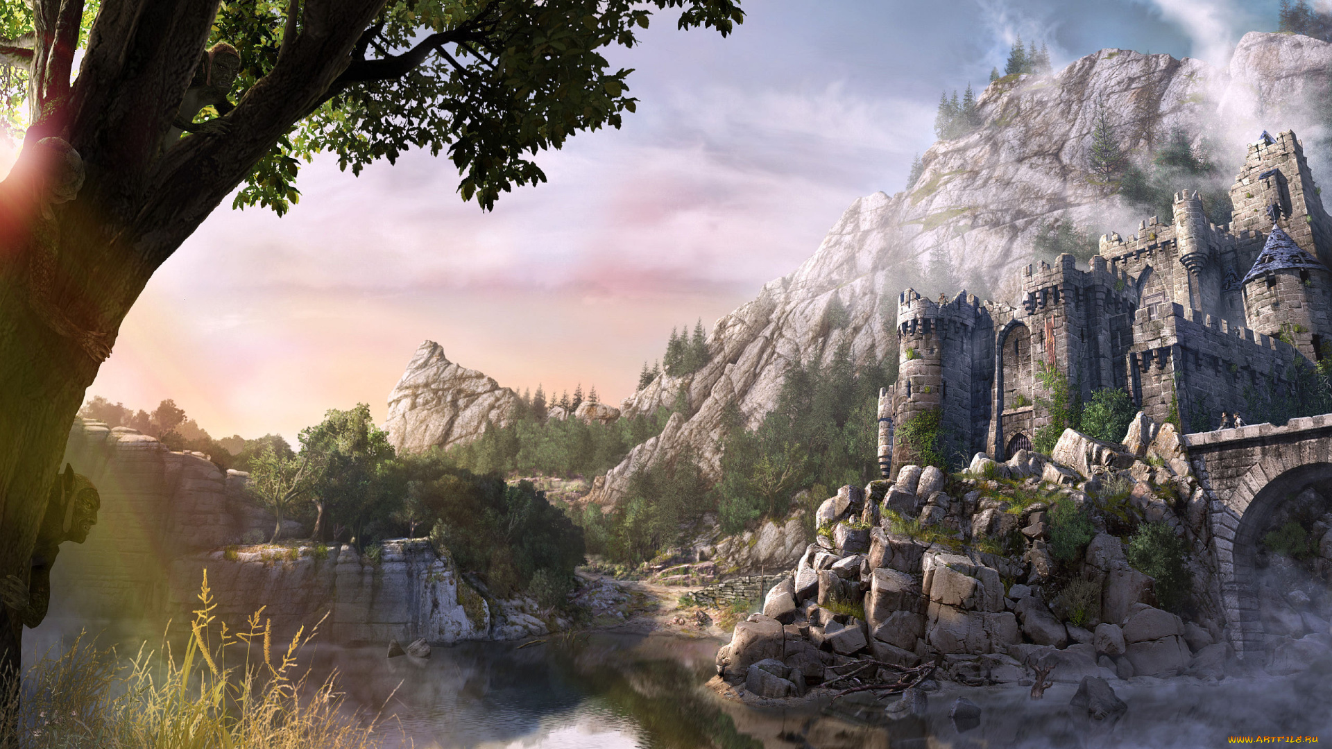 видео, игры, arcania, , a, gothic, tale, ролевая, аркания, замок, игра