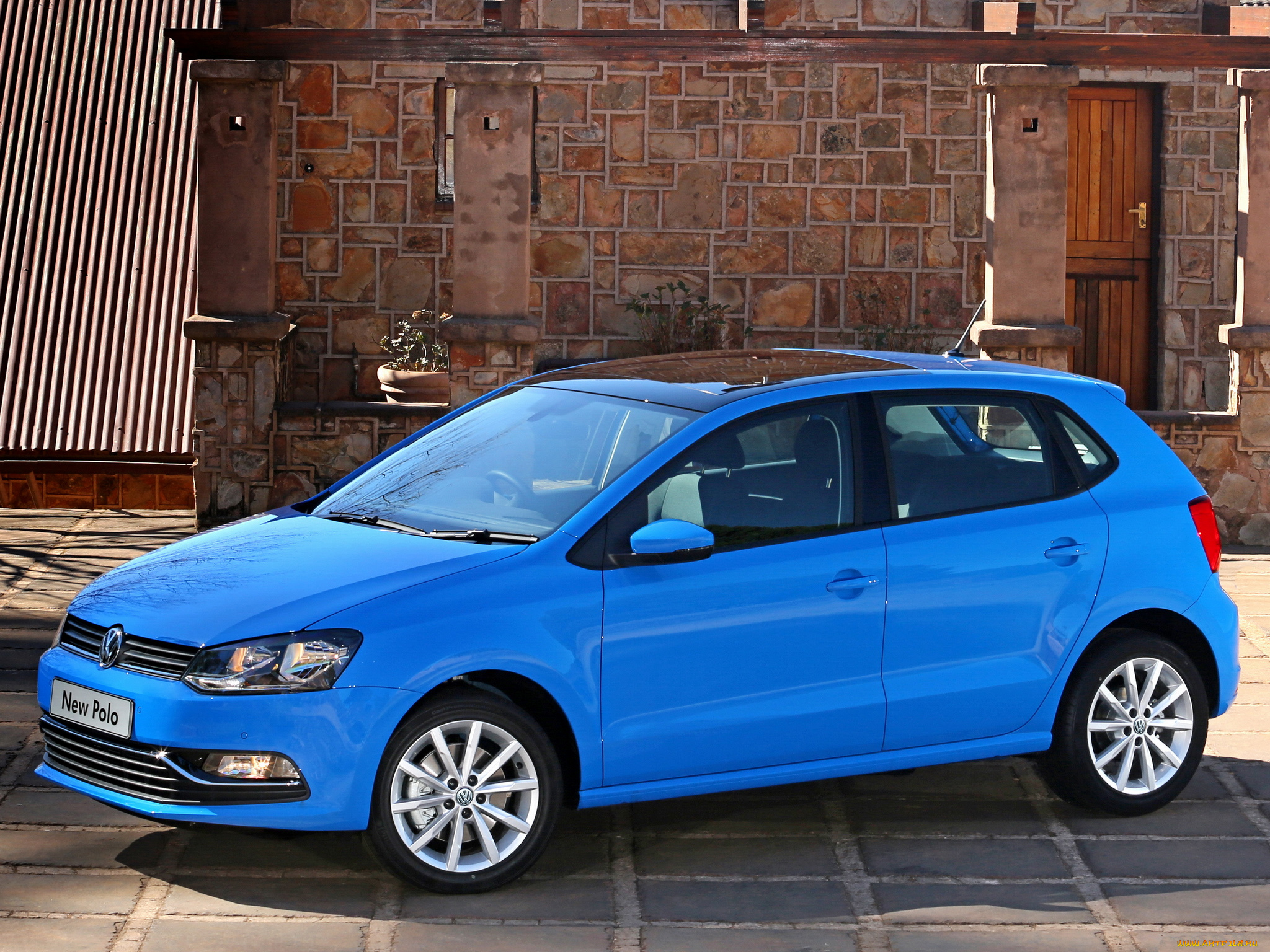 автомобили, volkswagen, za-spec, polo, синий, 2014г, typ, 6r