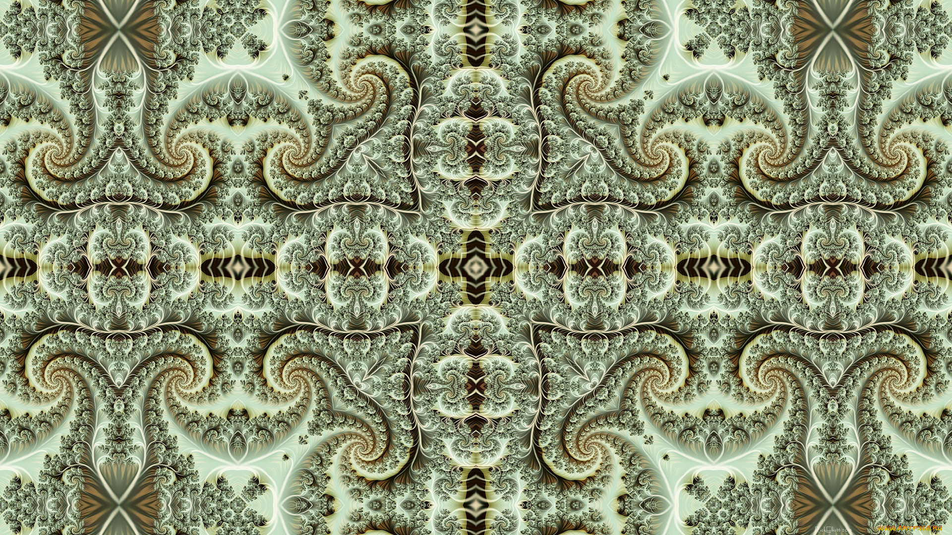 3д, графика, фракталы, , fractal, узор, цвета, фон