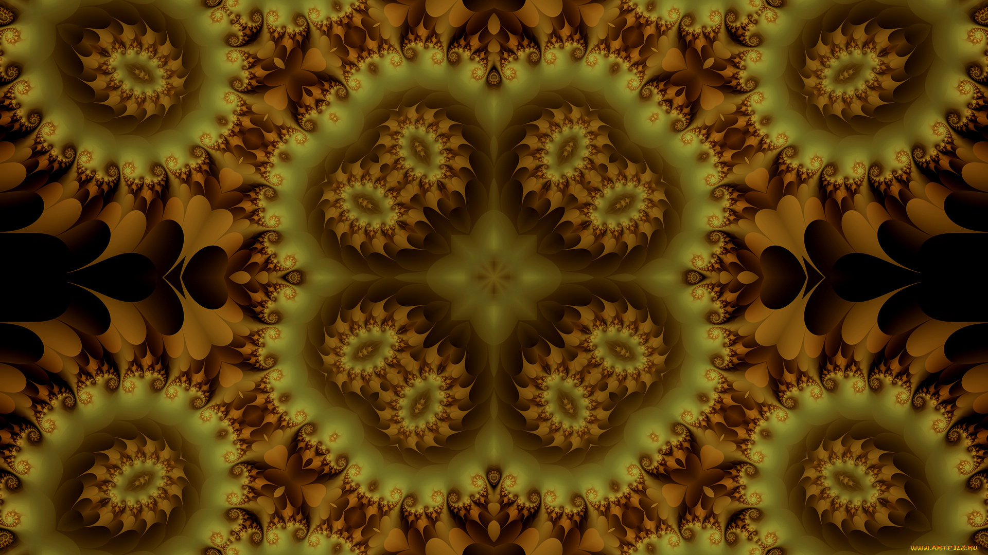 3д, графика, фракталы, , fractal, узор, фон, цвета