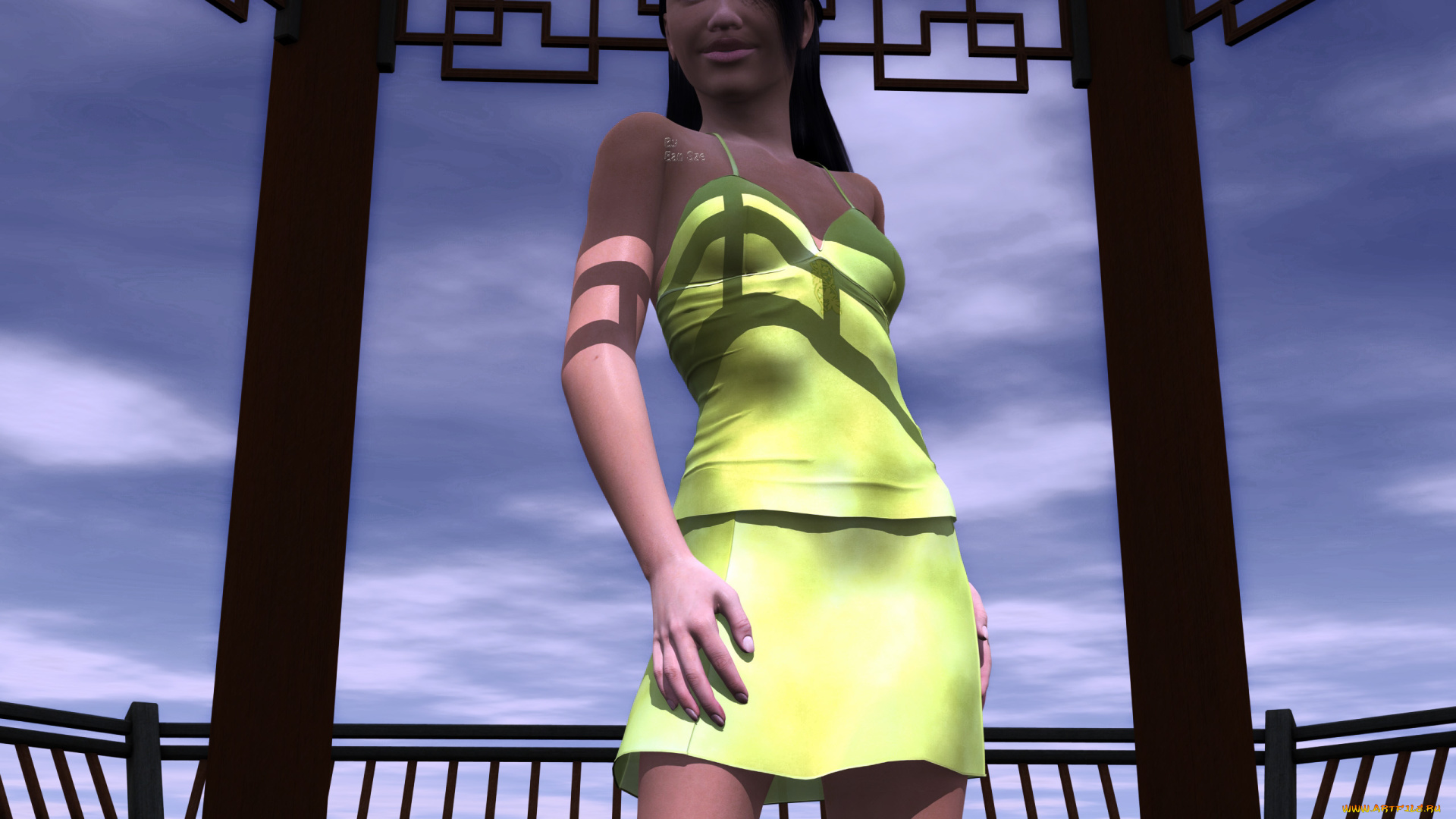 3д, графика, люди, , people, фон, взгляд, девушка