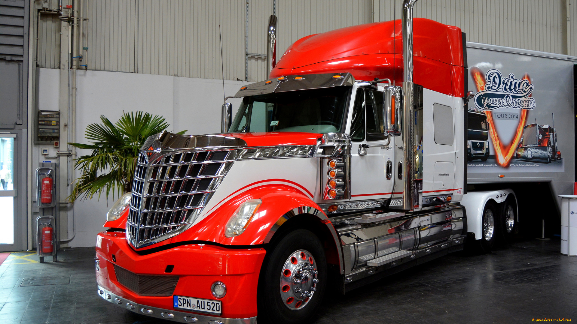 автомобили, international, седельный, грузовик, тяжелый, тягач