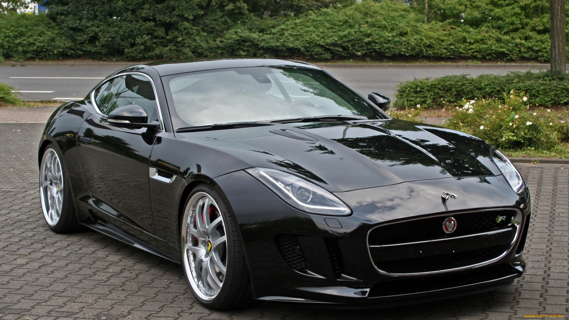 автомобили, jaguar, arden, coupе, f-type, r, темный, 2014г