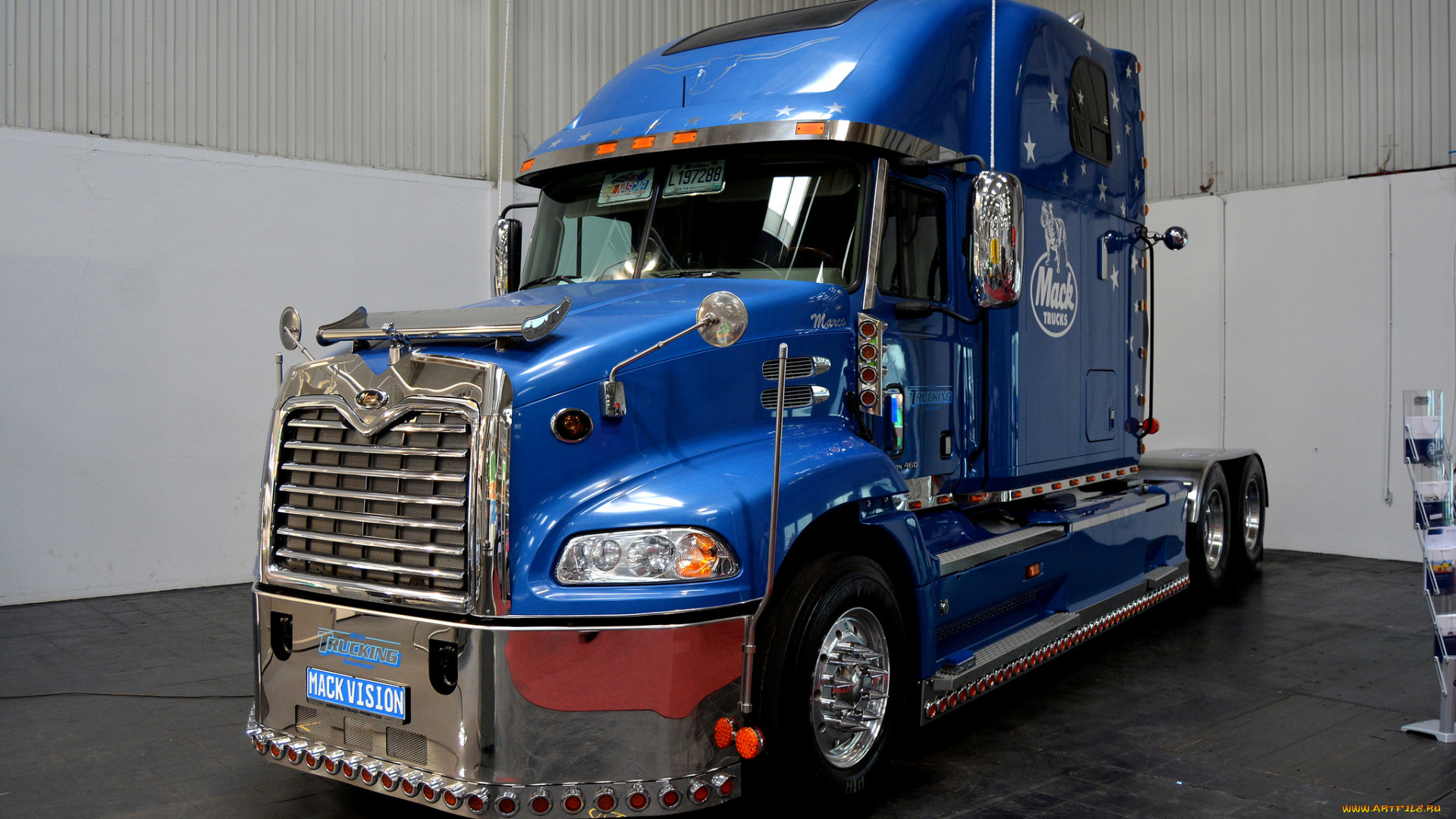 автомобили, mack, тягач, седельный, грузовик, тяжелый