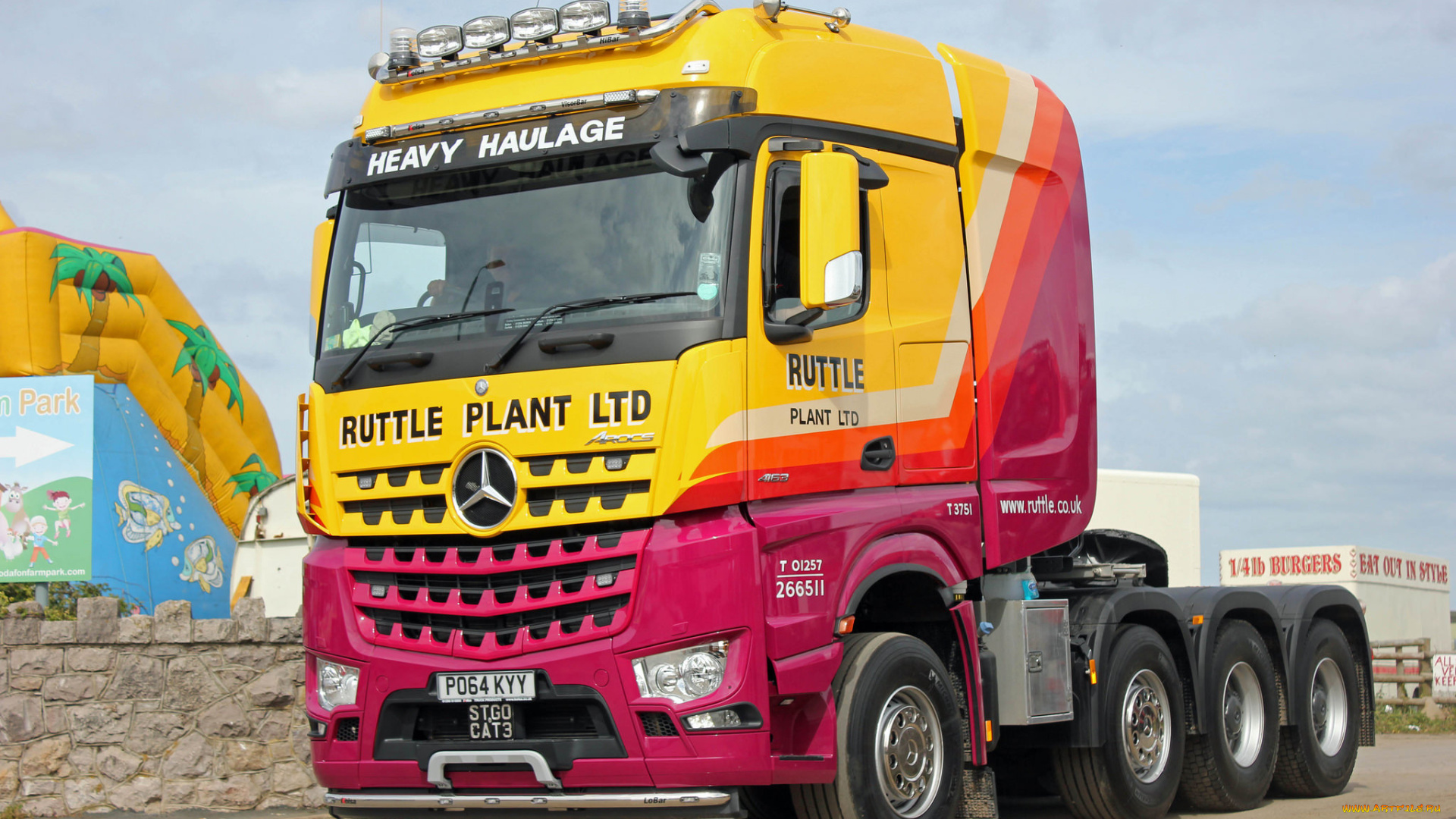 автомобили, mercedes, trucks, тягач, седельный, грузовик, тяжелый