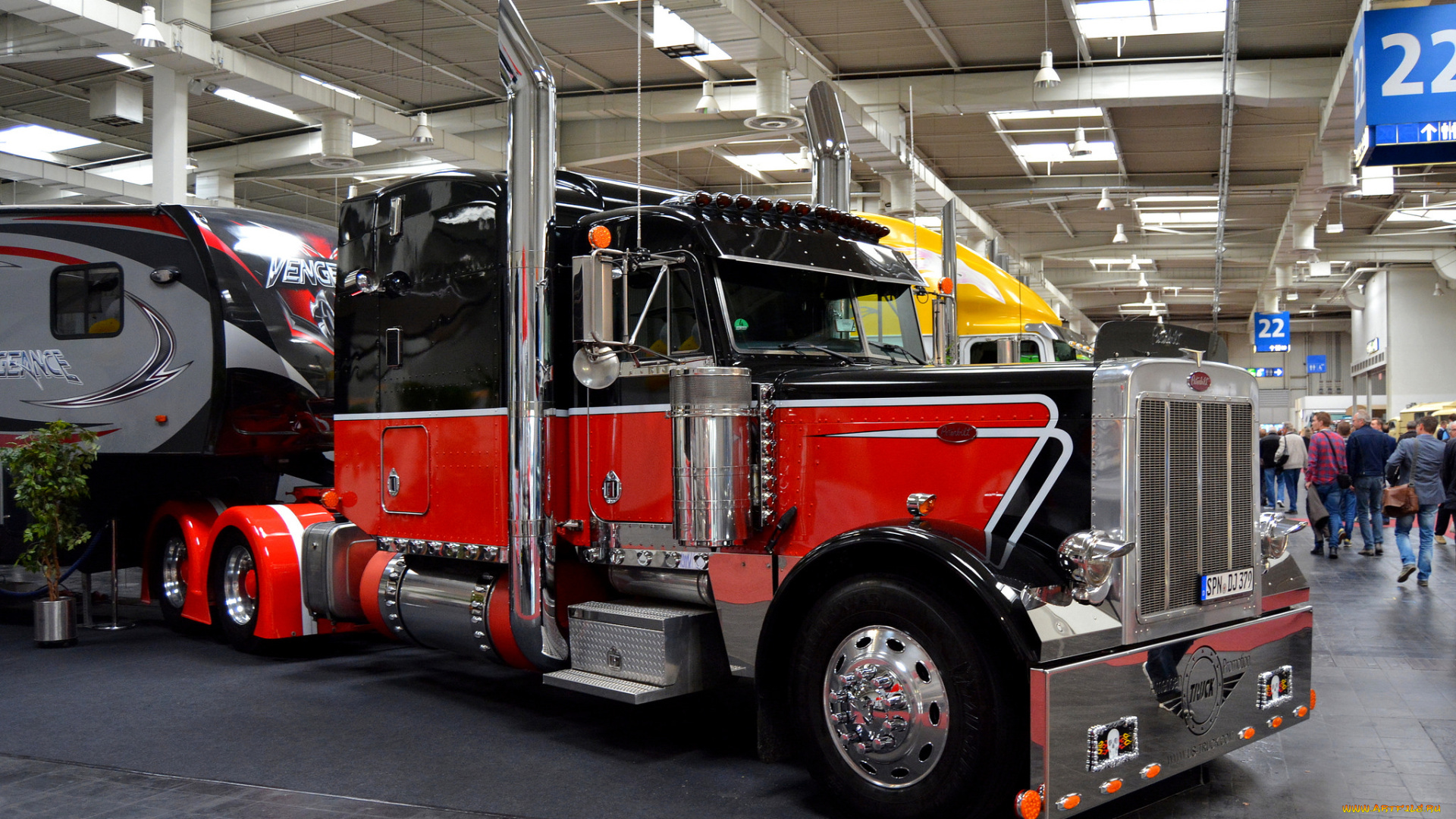 автомобили, peterbilt, тягач, седельный, грузовик, тяжелый