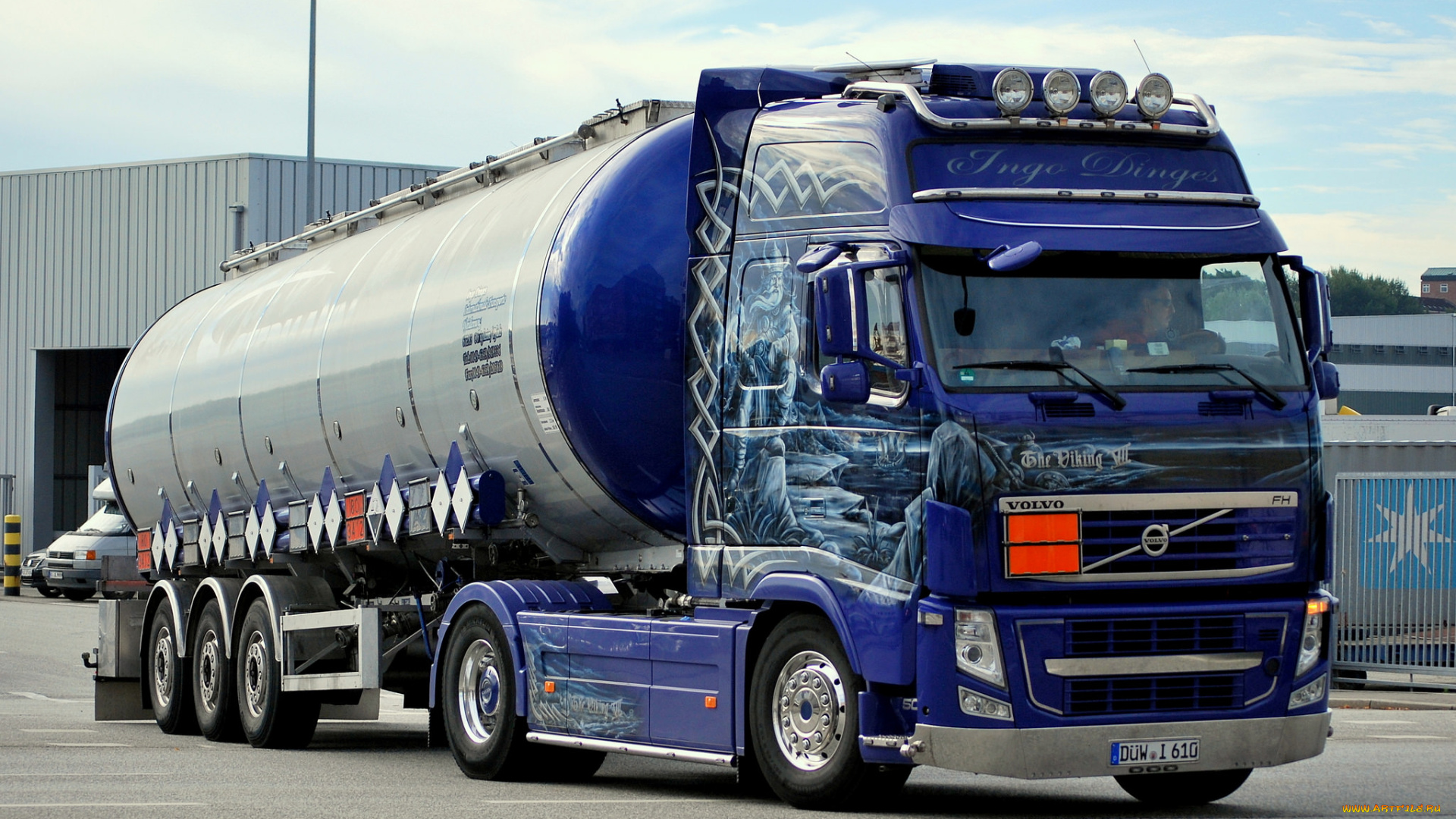 автомобили, volvo, trucks, седельный, грузовик, тяжелый, тягач