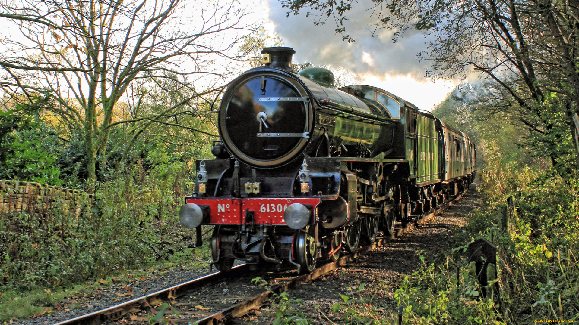 техника, паровозы, паровоз, рельсы, дорога, железная