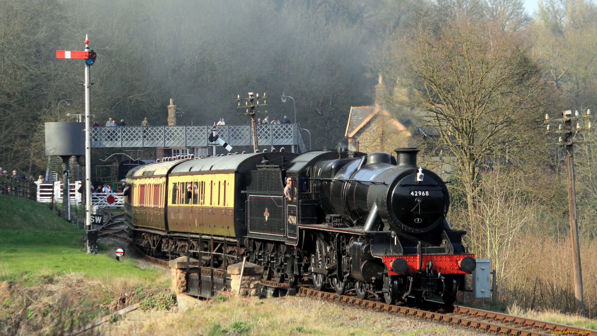 техника, паровозы, паровоз, рельсы, железная, дорога