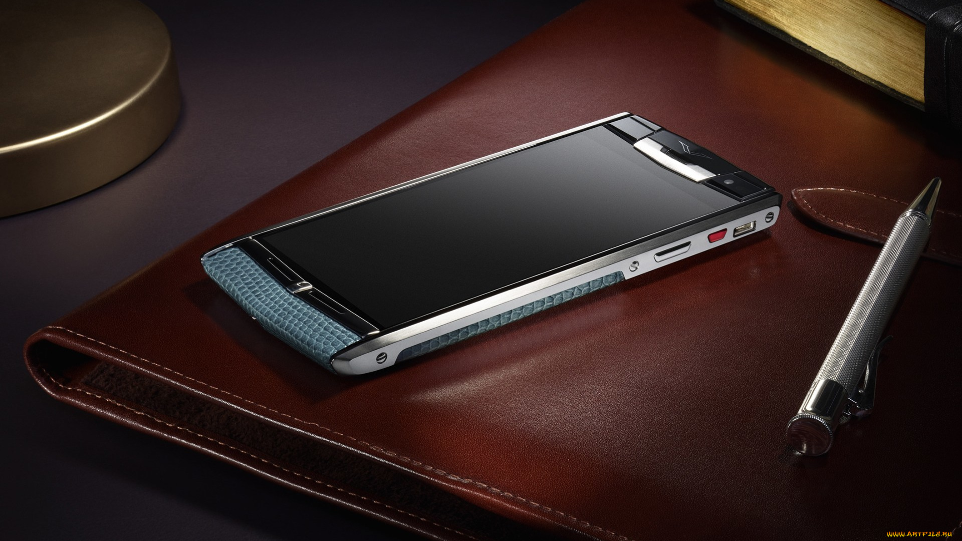 vertu, signature, бренды, -, vertu, signature, стол, смартфон, телефон, верту, книга, ручка, папка