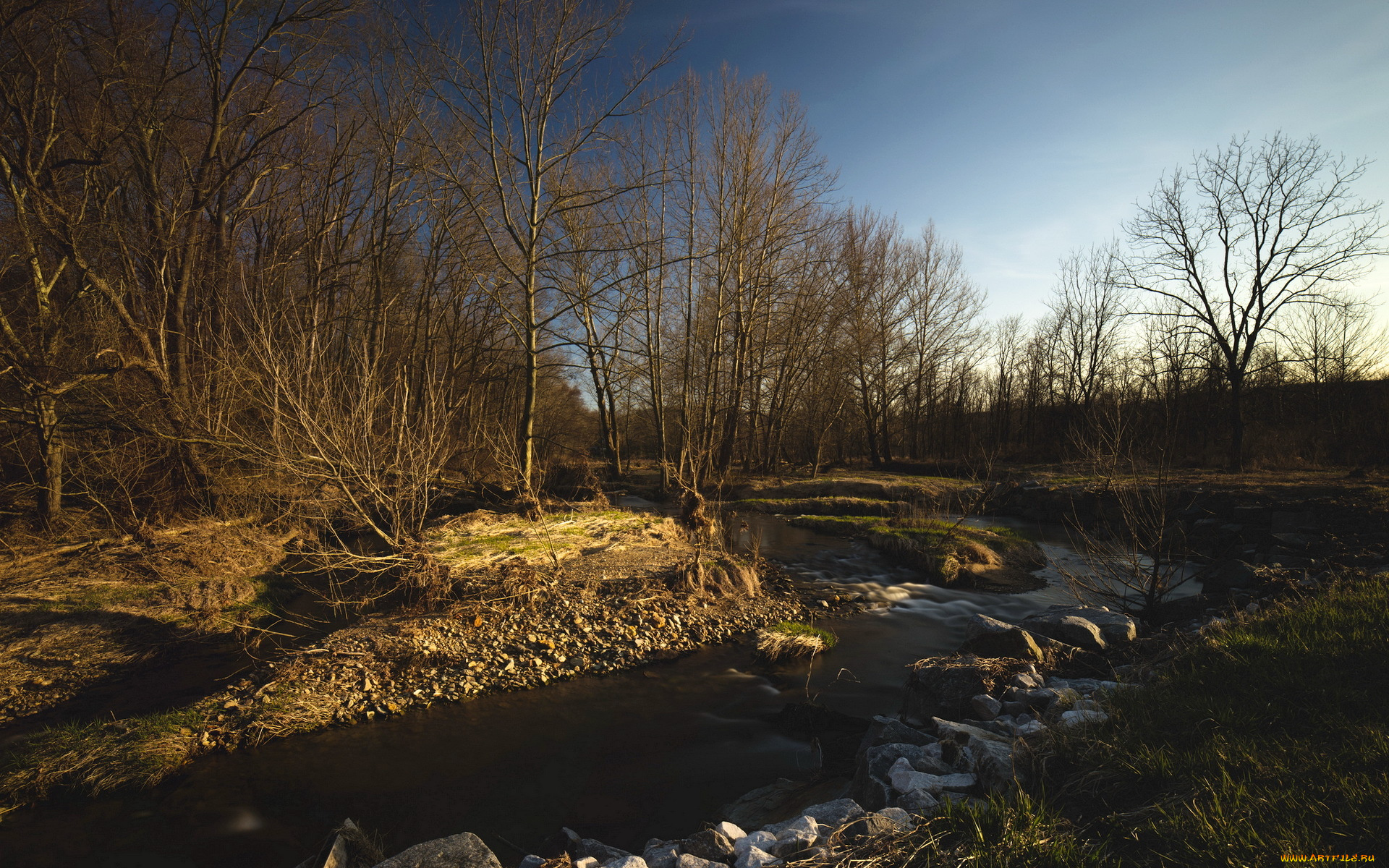 природа, реки, озера, пейзаж, весна, река, утро