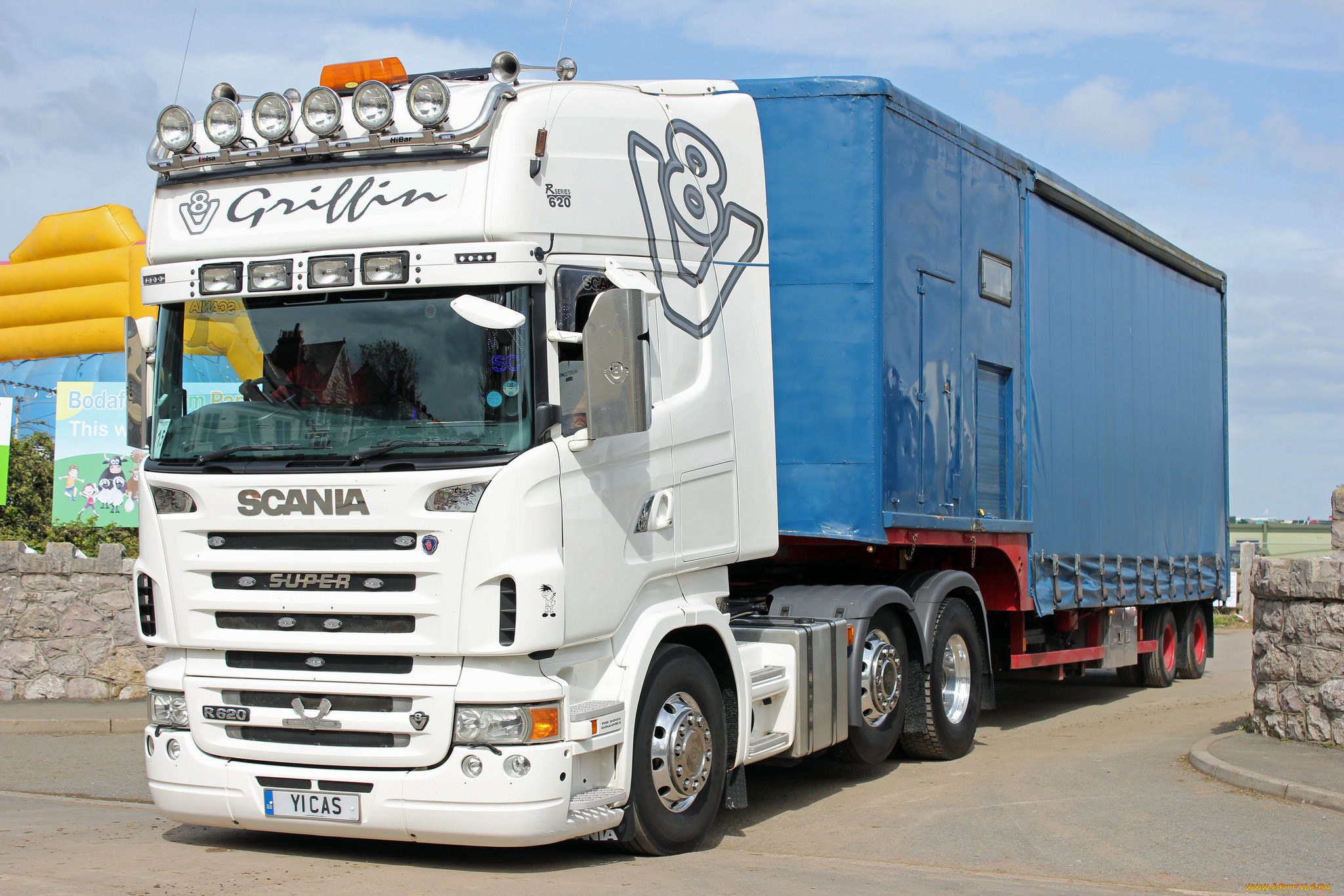 автомобили, scania, тяжелый, грузовик, седельный, тягач
