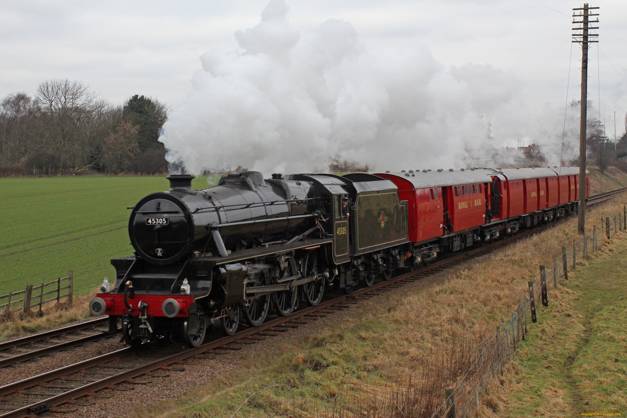 техника, паровозы, дорога, железная, паровоз, рельсы