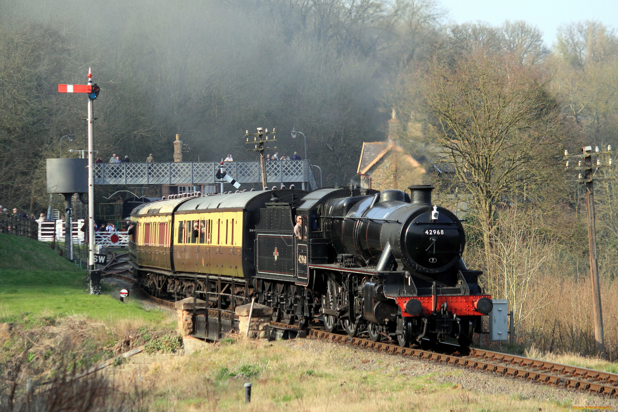 техника, паровозы, паровоз, рельсы, железная, дорога