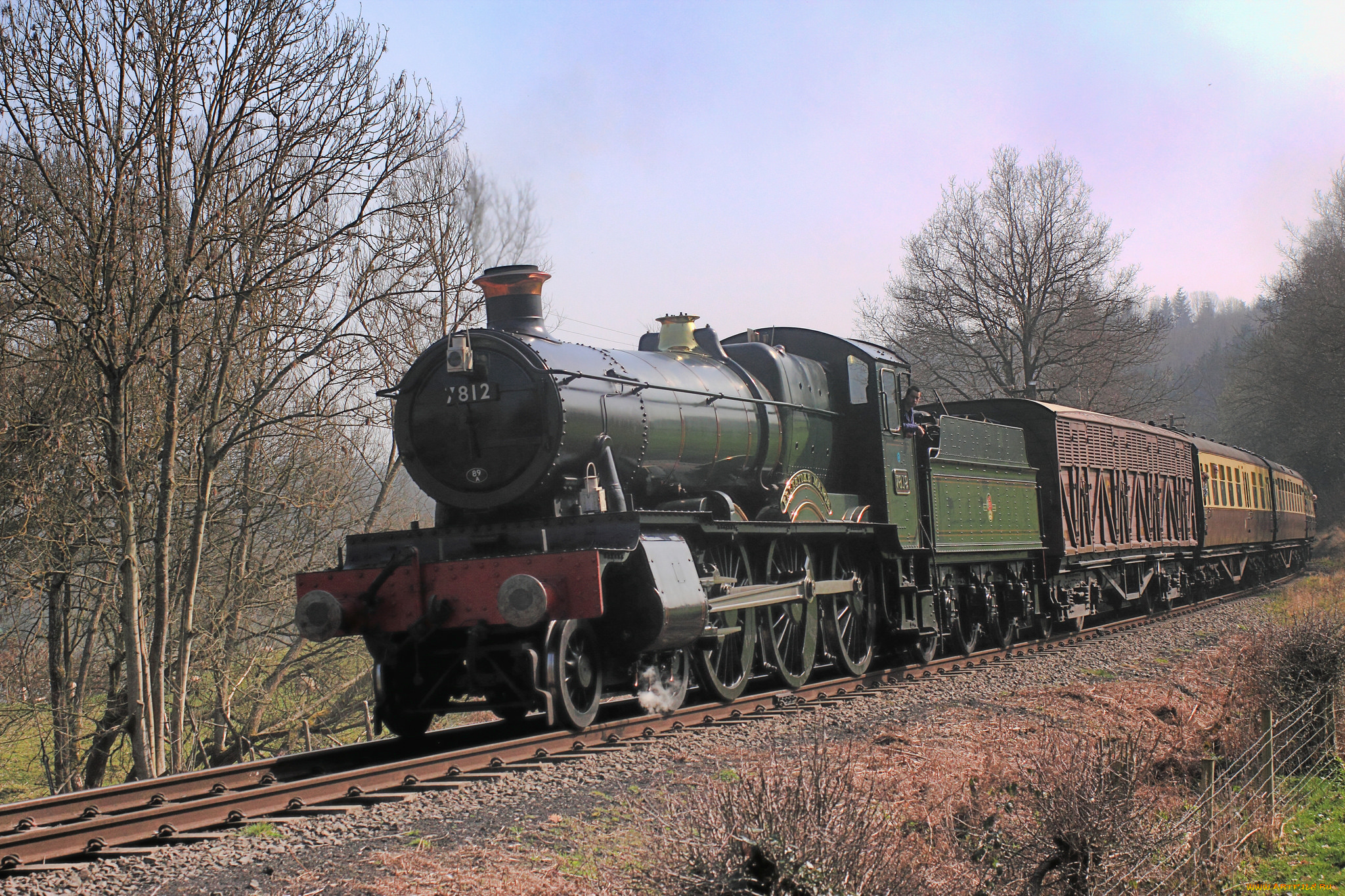 техника, паровозы, железная, паровоз, рельсы, дорога