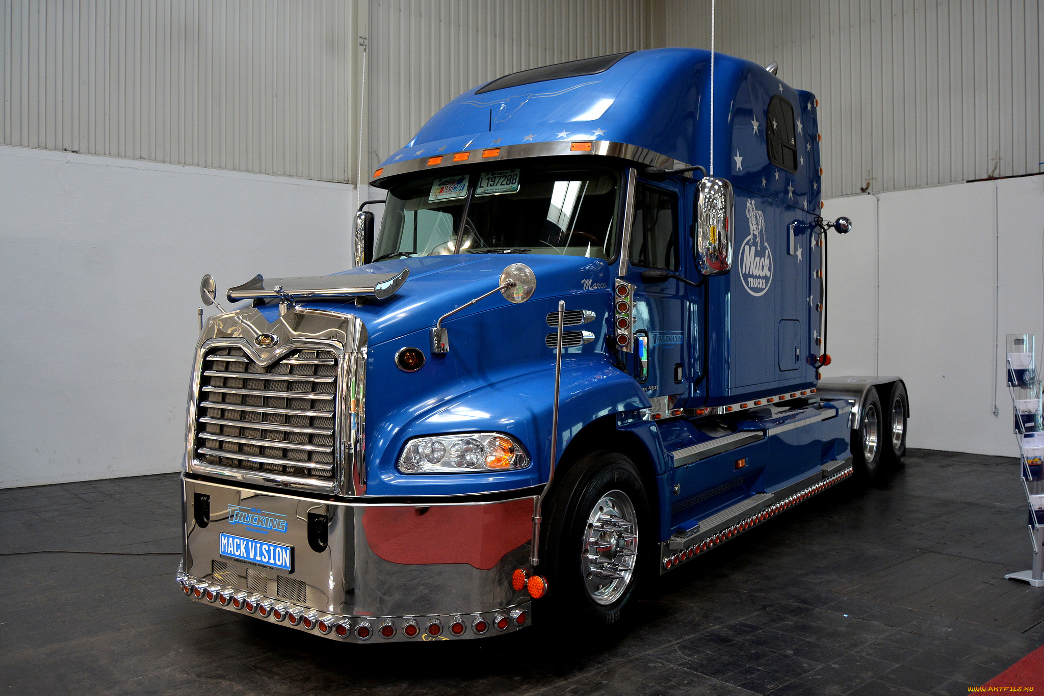 автомобили, mack, тягач, седельный, грузовик, тяжелый