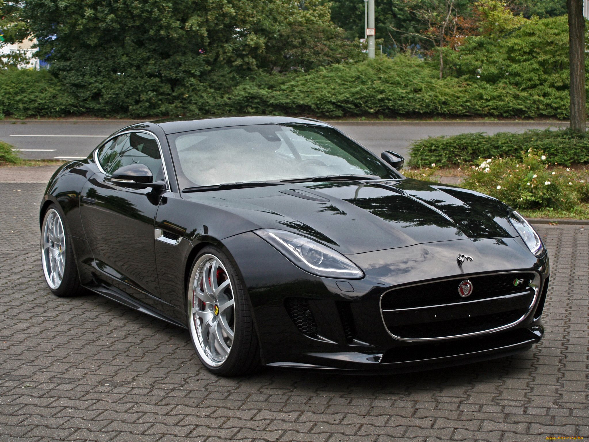 автомобили, jaguar, arden, coupе, f-type, r, темный, 2014г