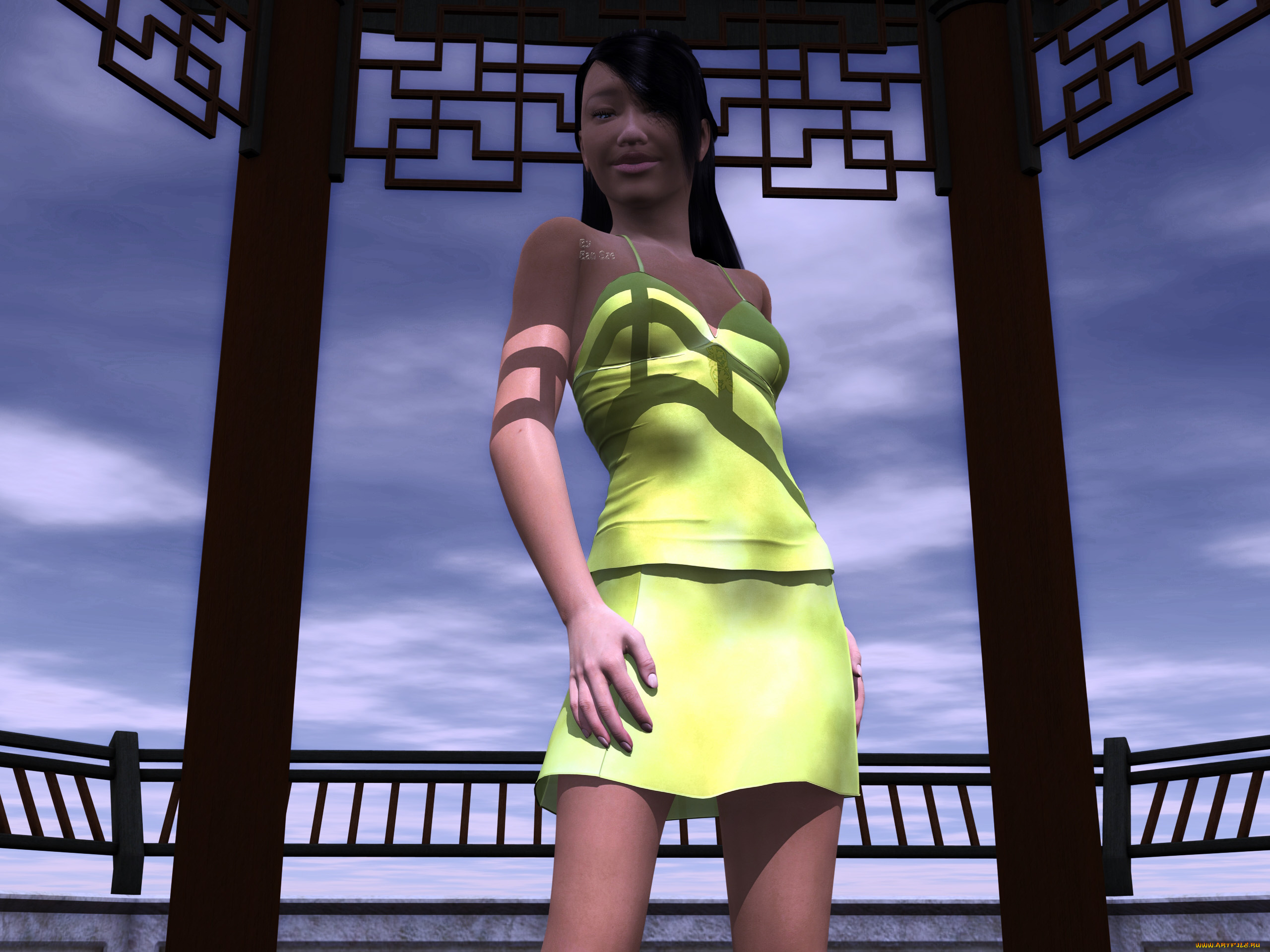 3д, графика, люди, , people, фон, взгляд, девушка